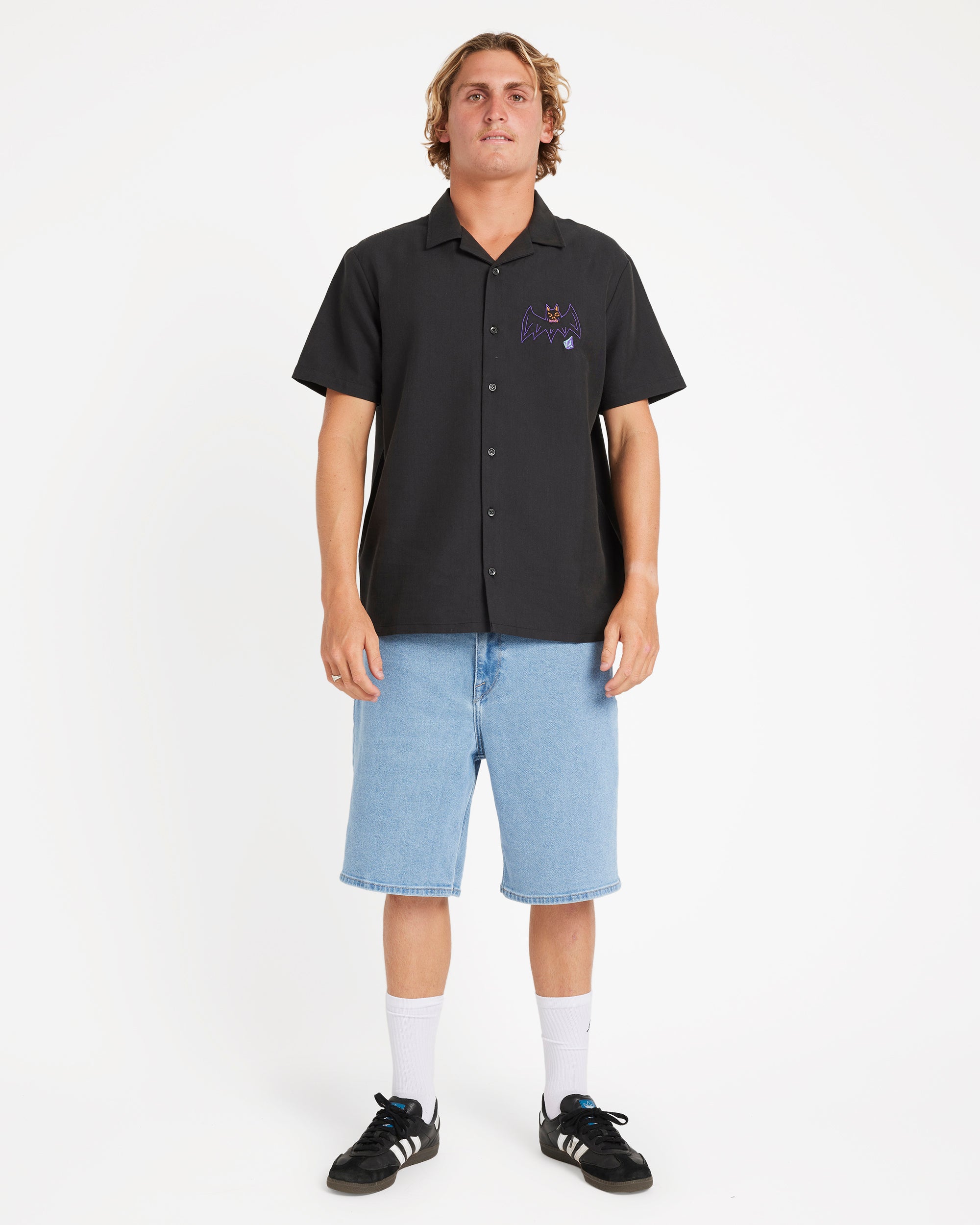 Featured Artist Ozzy Woven Short Sleeve Top