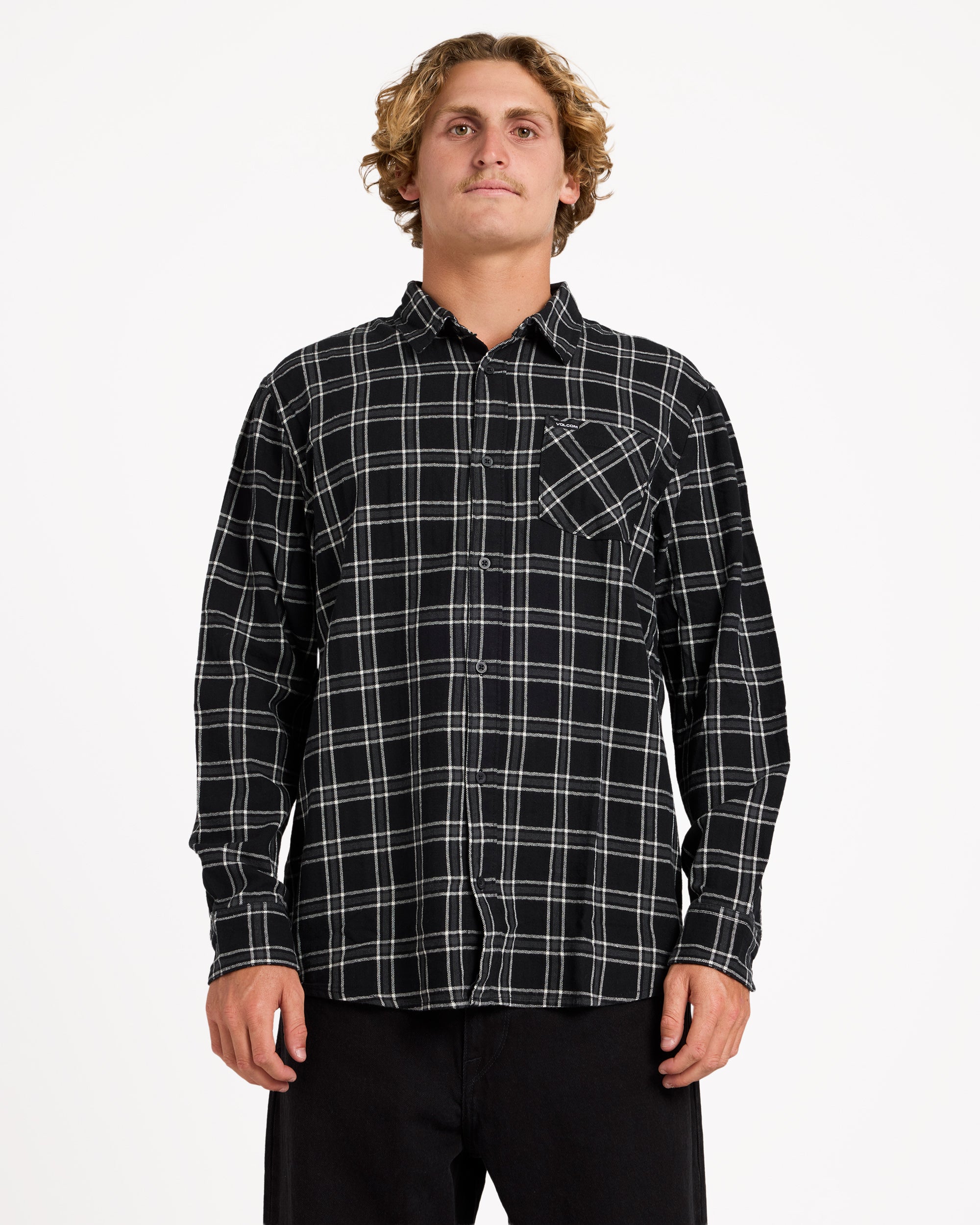Mens Loreto Flannel Long Sleeve Shirt