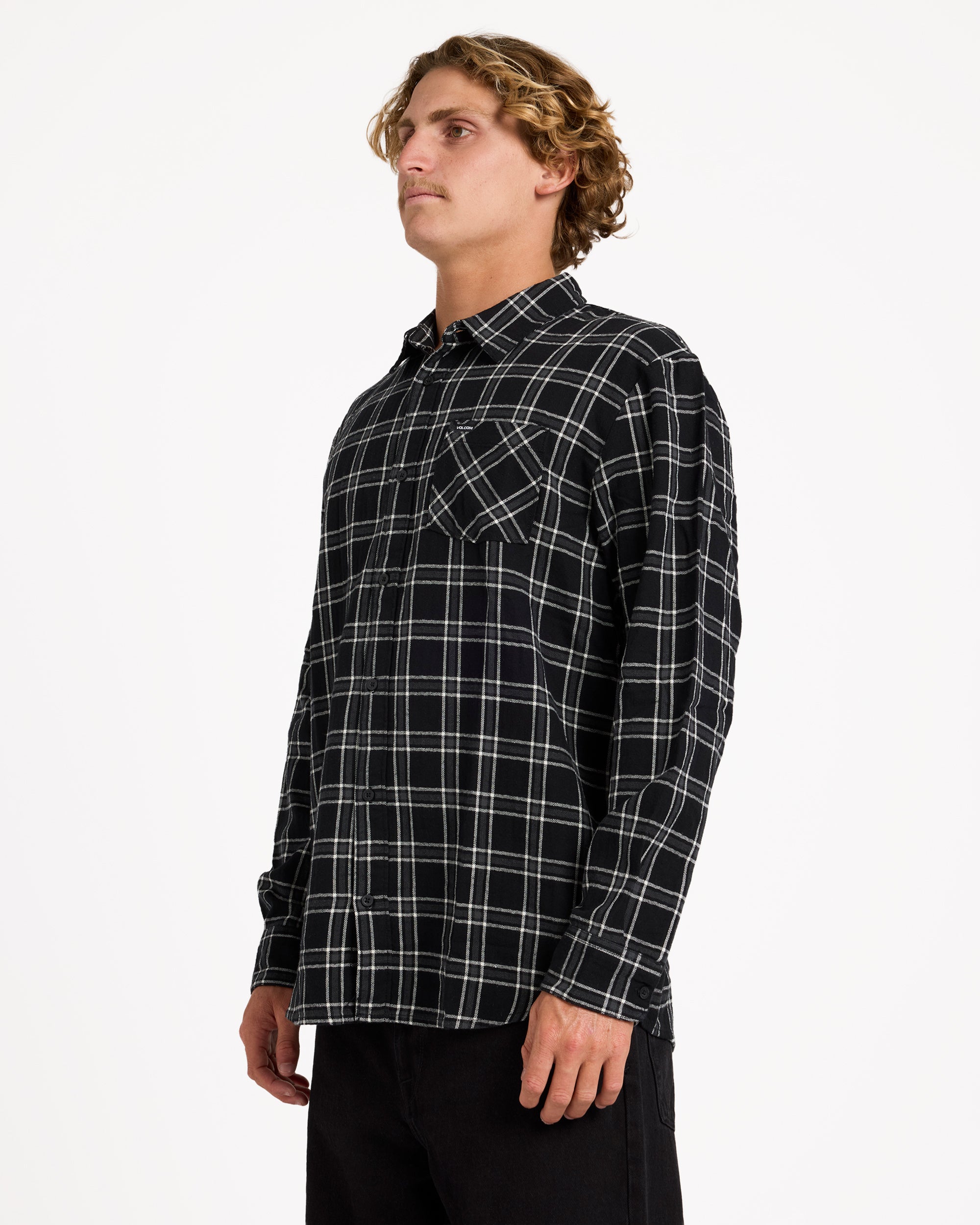 Mens Loreto Flannel Long Sleeve Shirt