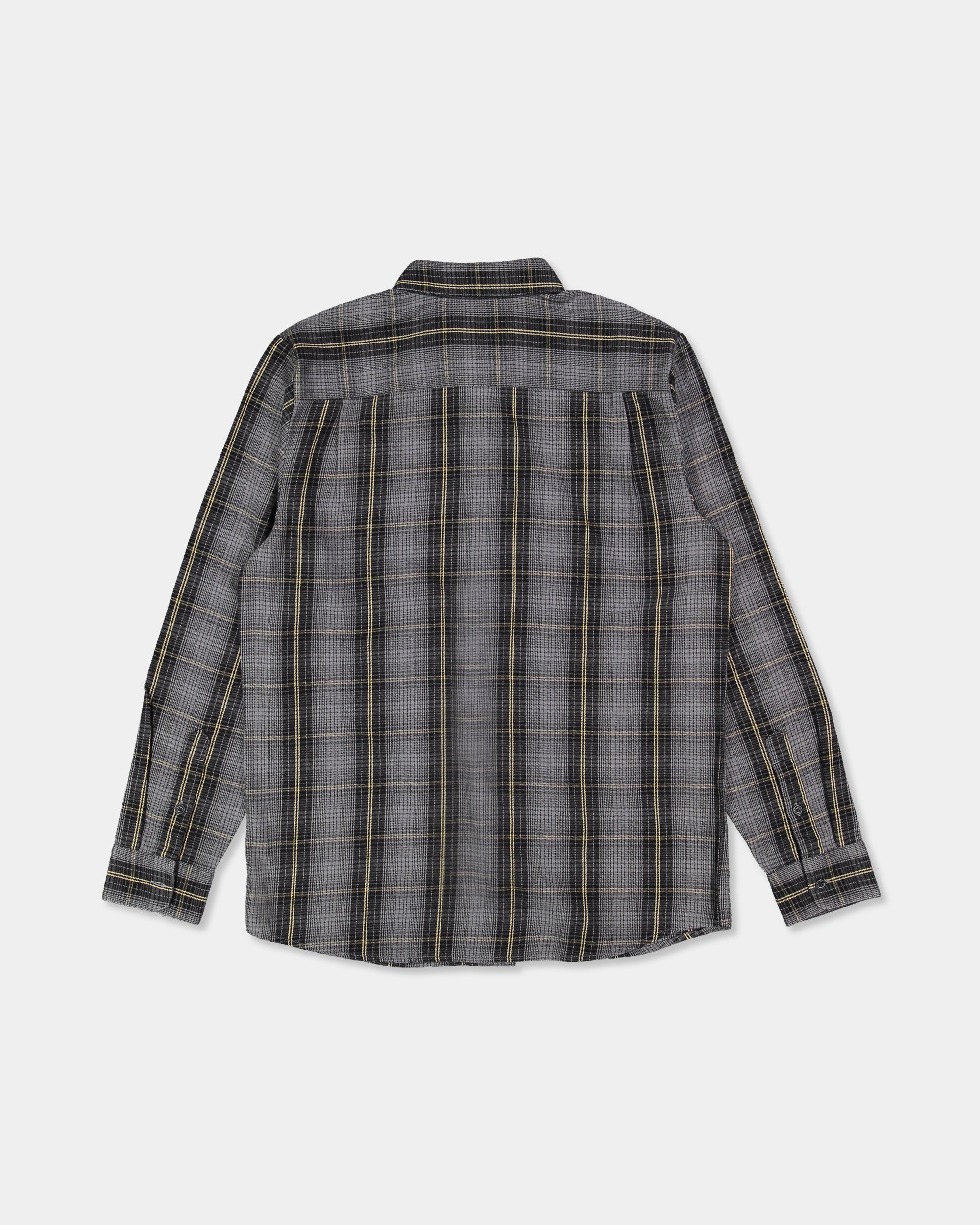 Mens Heavy Twills Flannel Long Sleeve Shirt