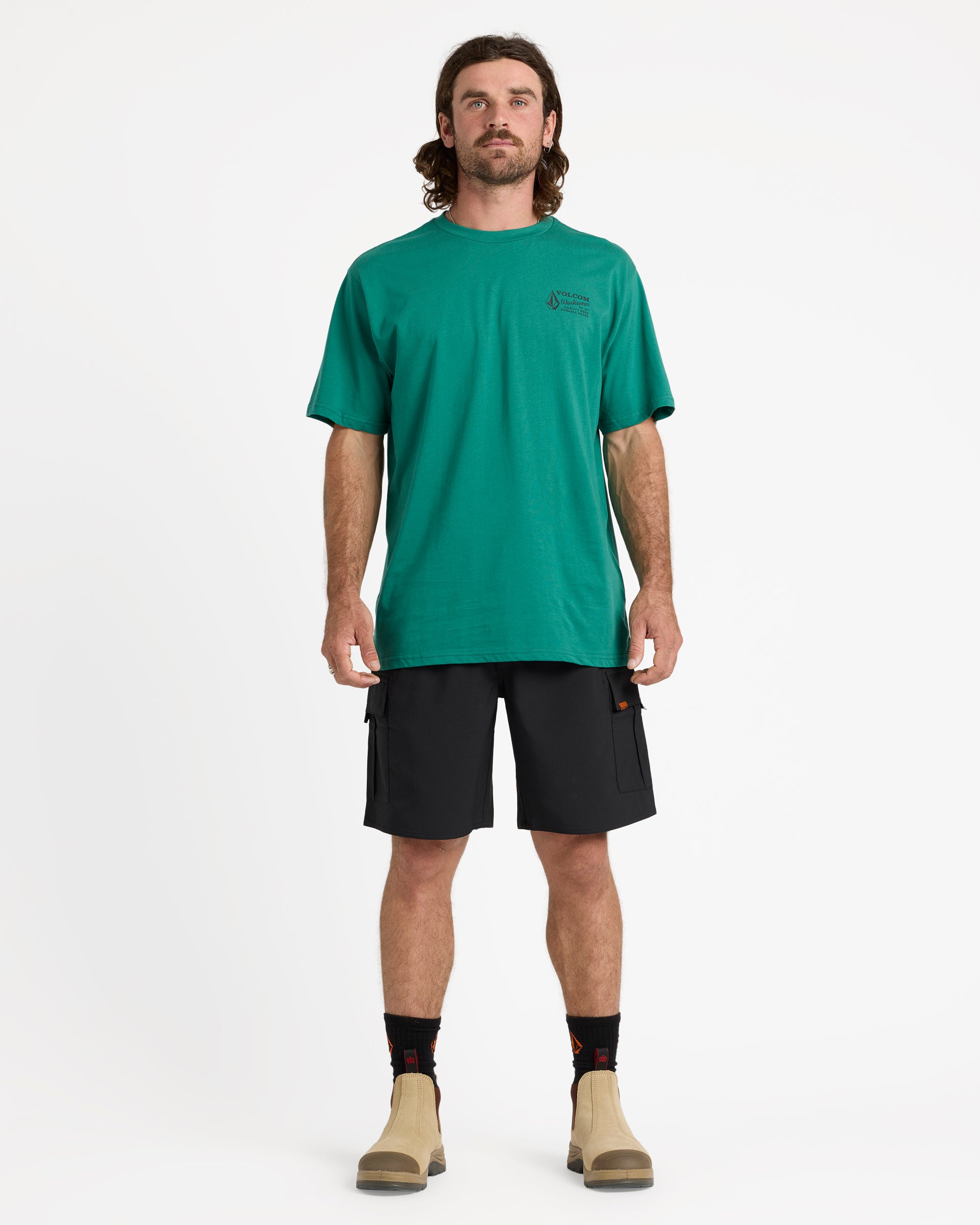 Volcom Workwear March Elastic Waist Hybrid 20" Short