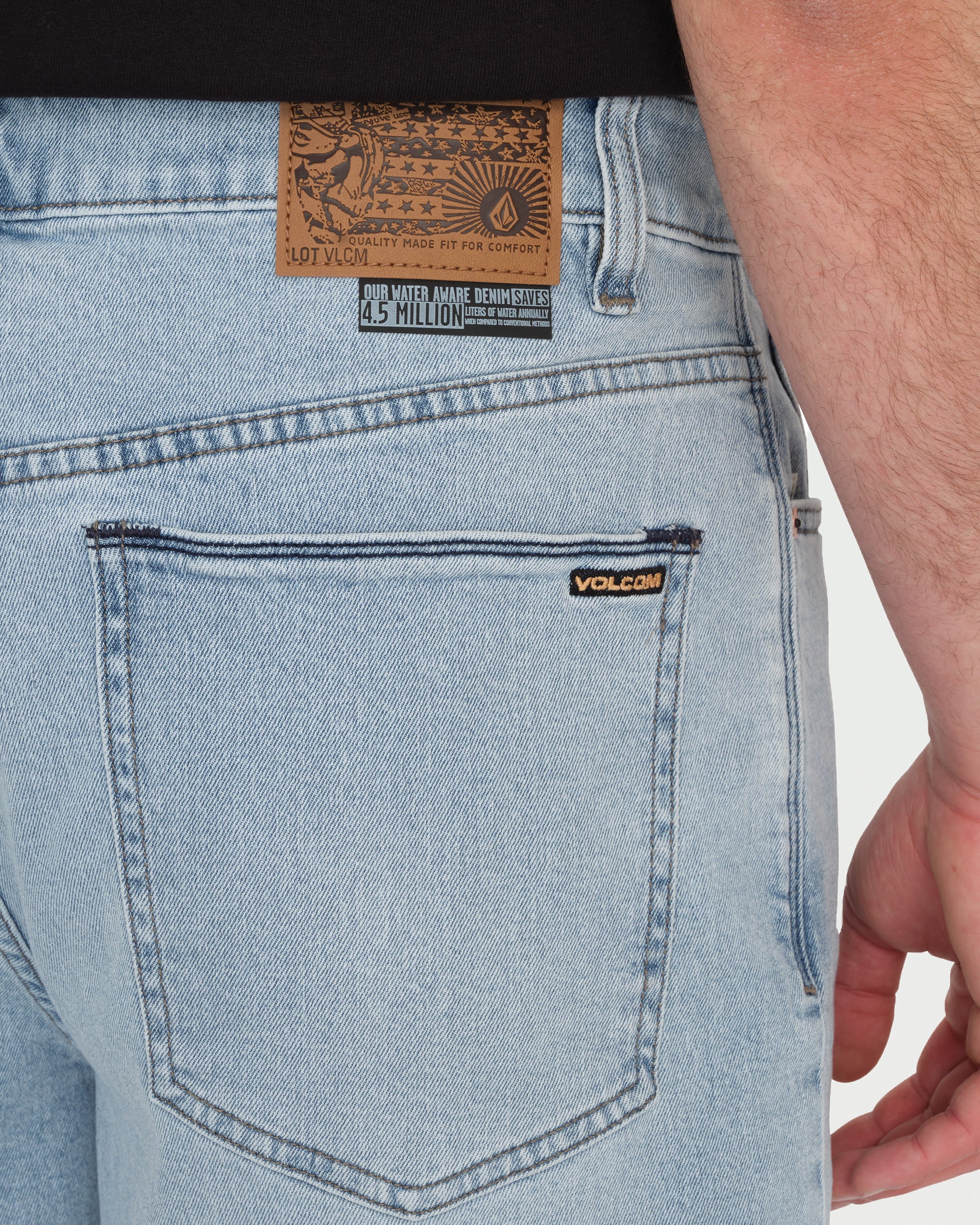 Mens Billow Denim Shorts