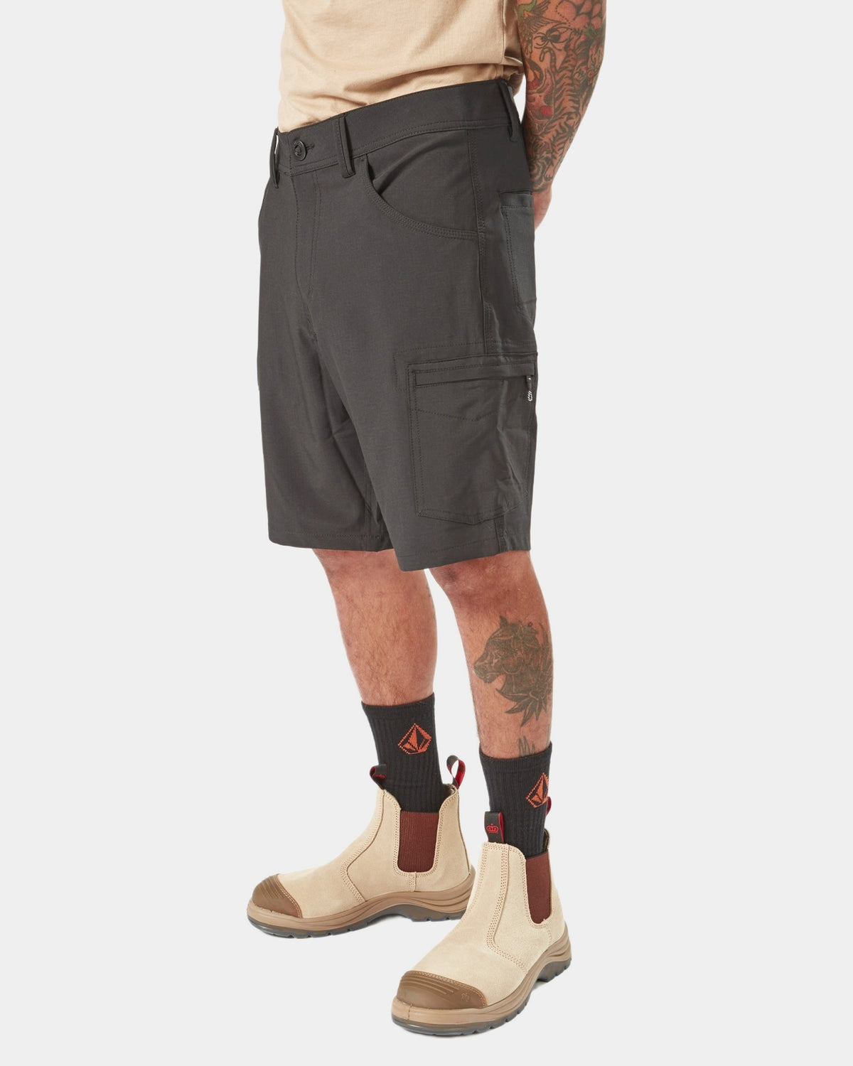 Mens Slab Hybrid Cargo Shorts