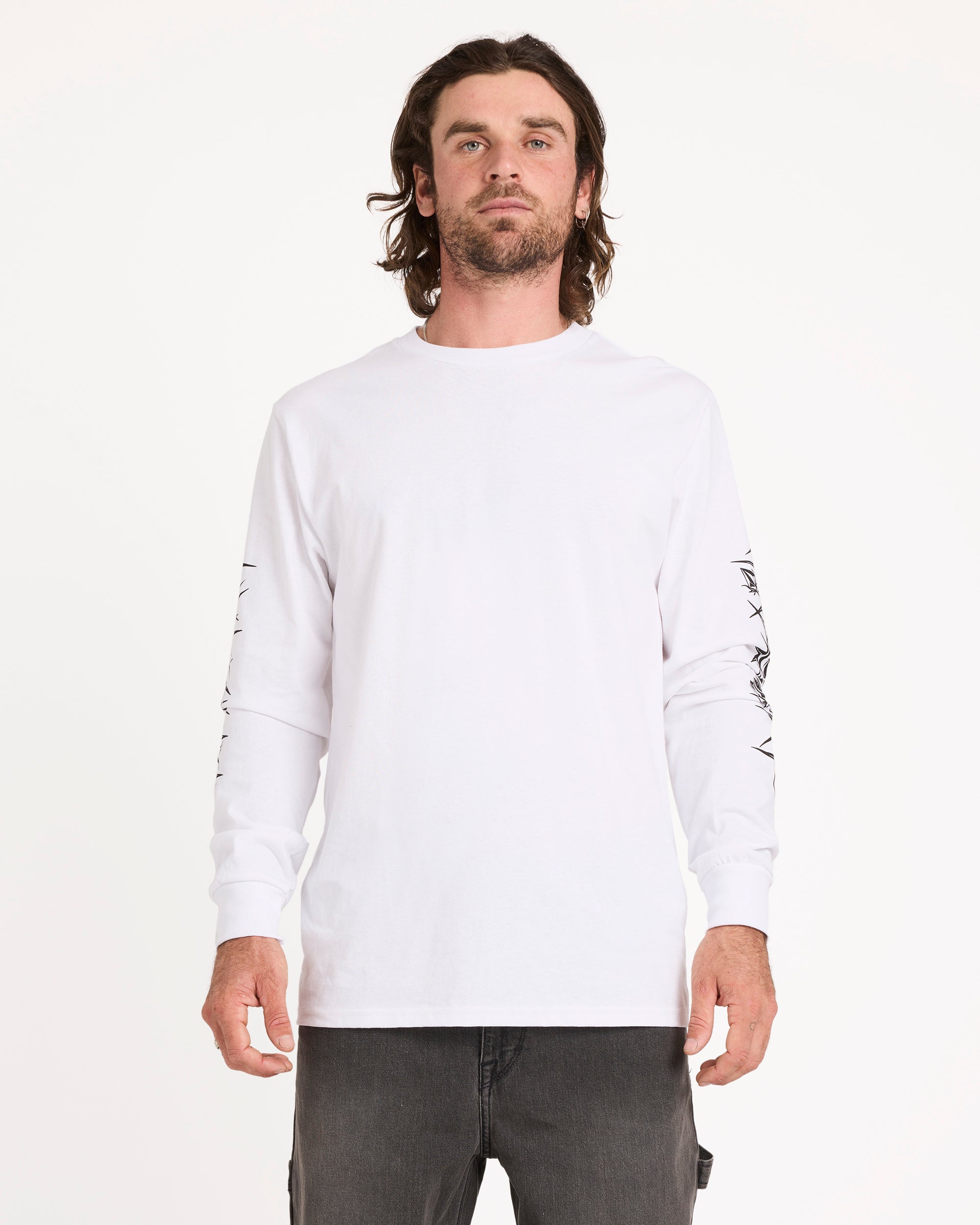 Mens Die By The Stone Long Sleeve Tee