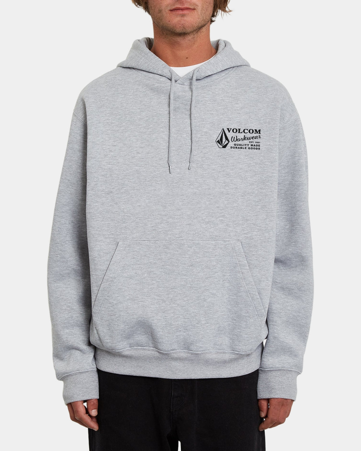 Mens Volcom Workwear Pullover Fleece