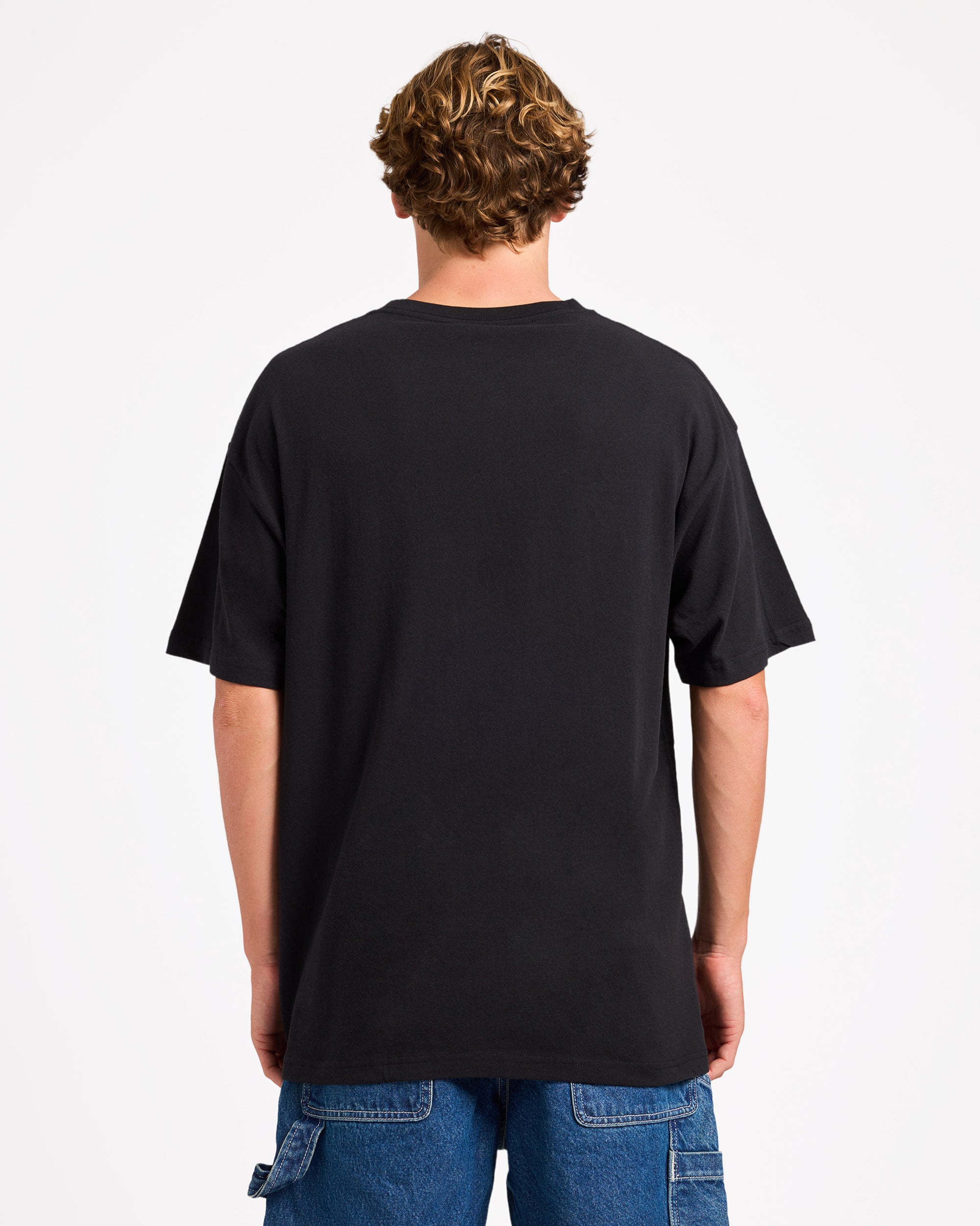 Mens Ripple Stone Loose T-Shirt