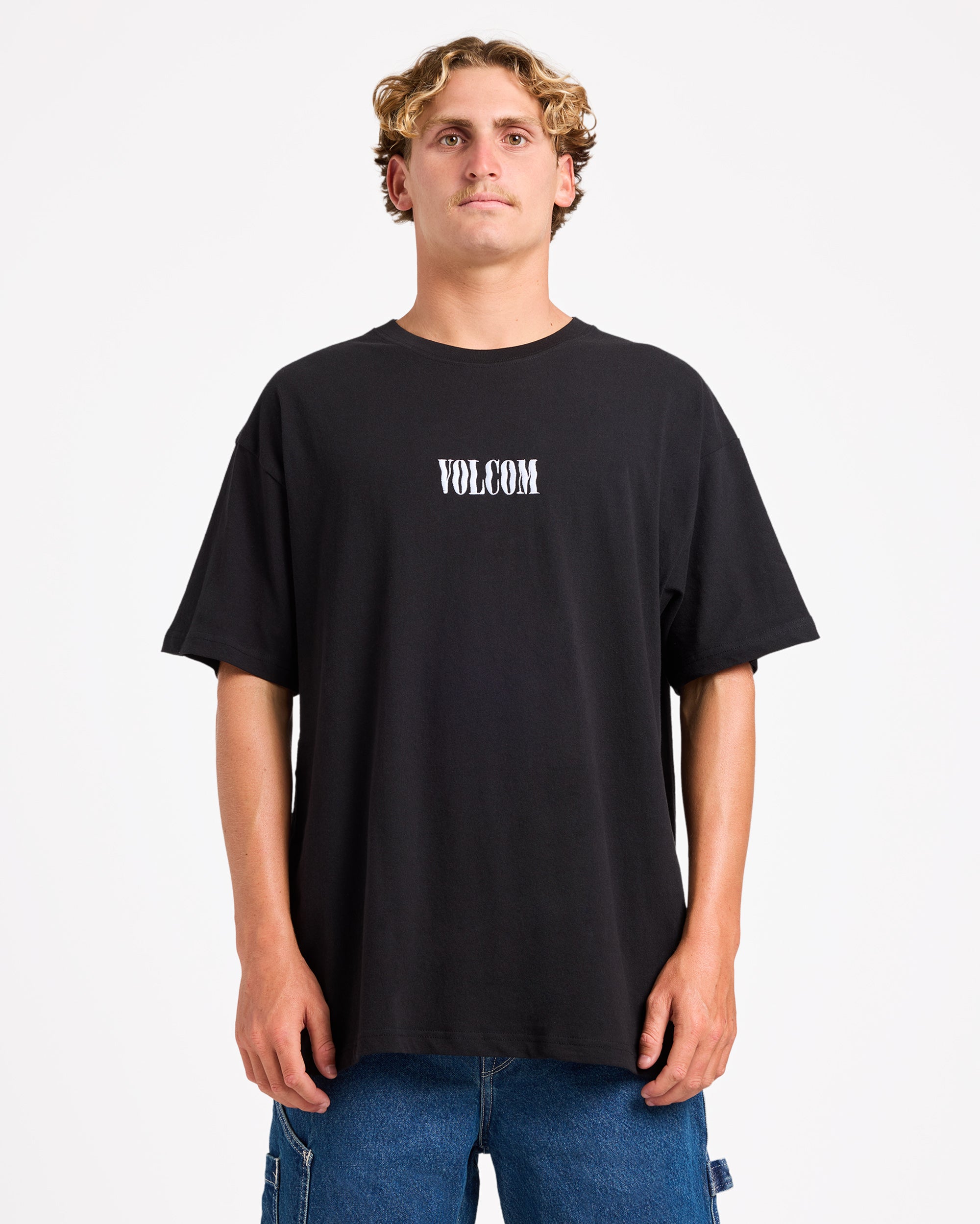 Mens Ripple Stone Loose T-Shirt