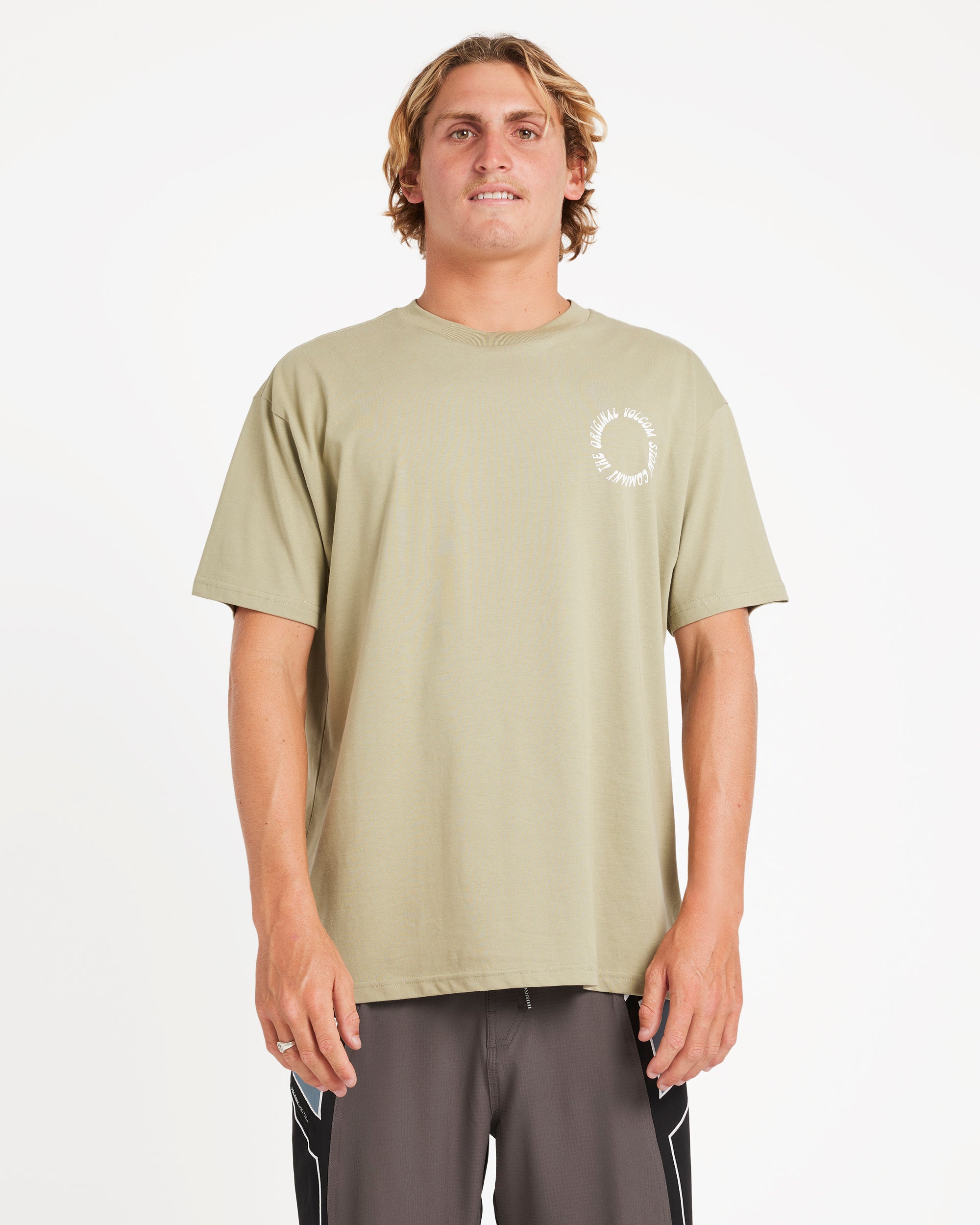 Mens Round Out Short Sleeve Tee