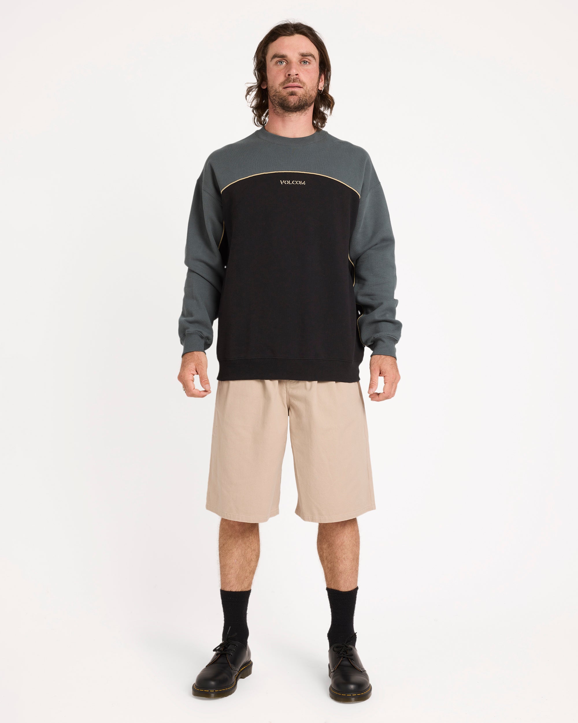 Mens 2k Stone Crew Neck