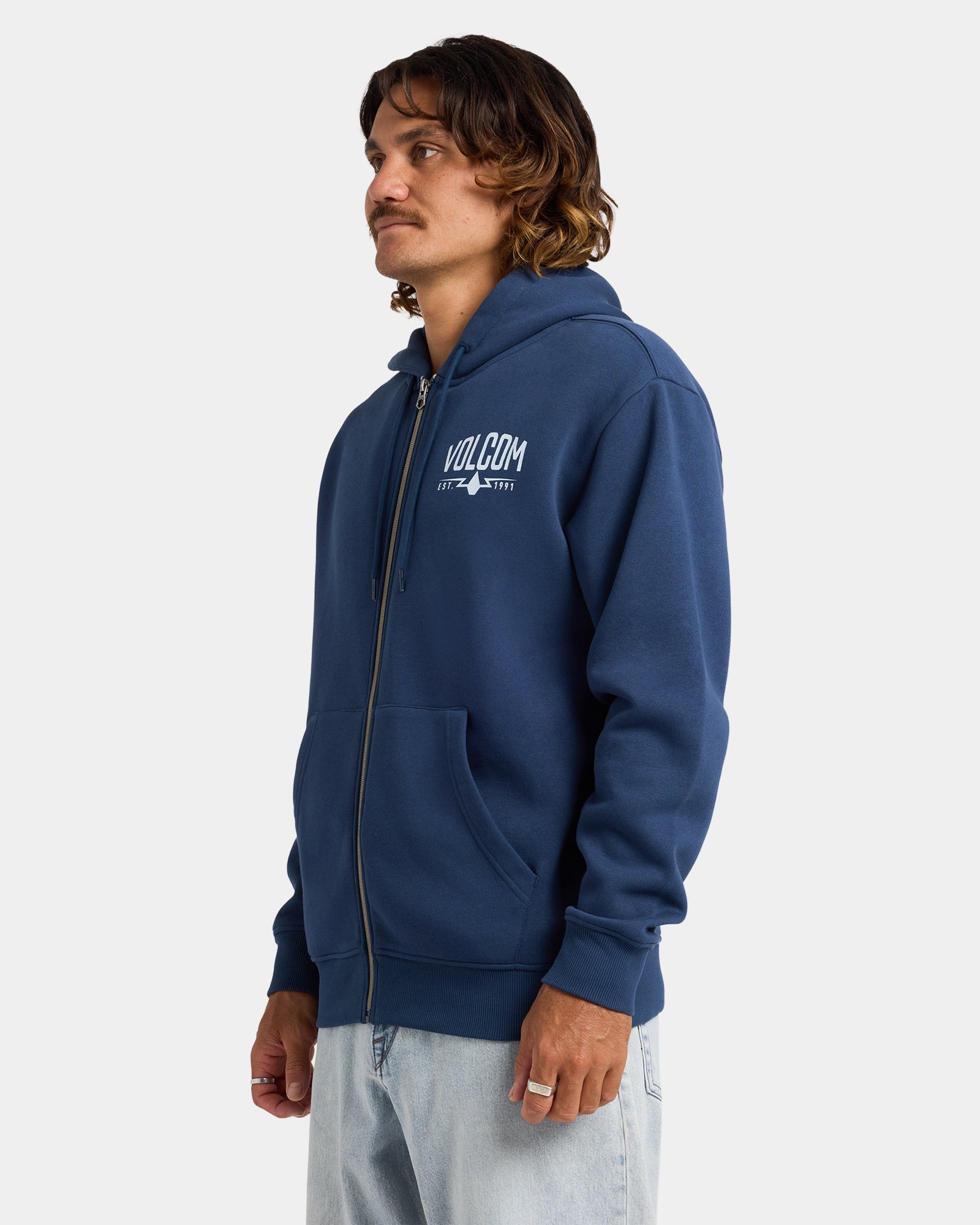 Mens Roundabout Zip Up Hoodie