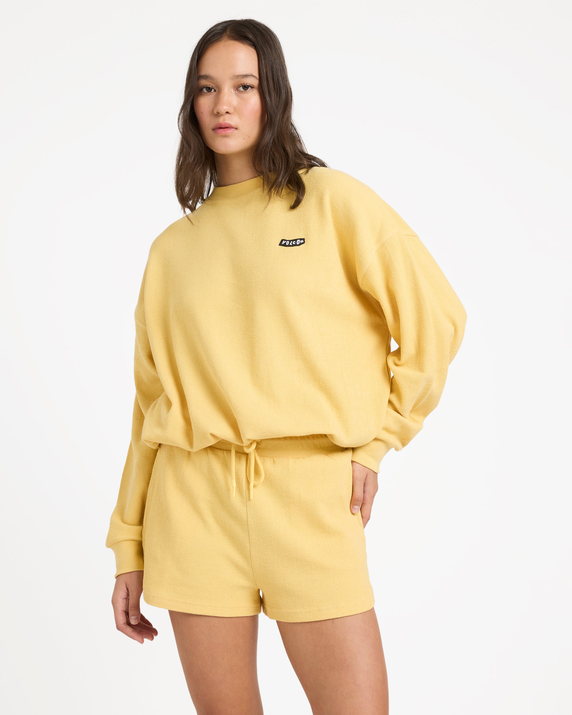 Womens Sweeterry Elastic Waist Shorts