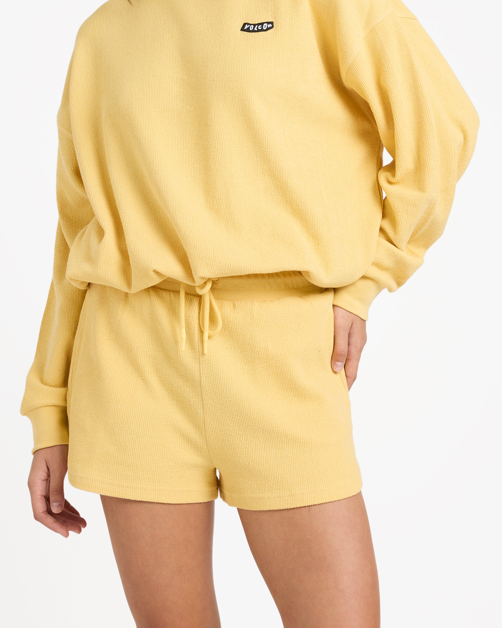 Womens Sweeterry Elastic Waist Shorts