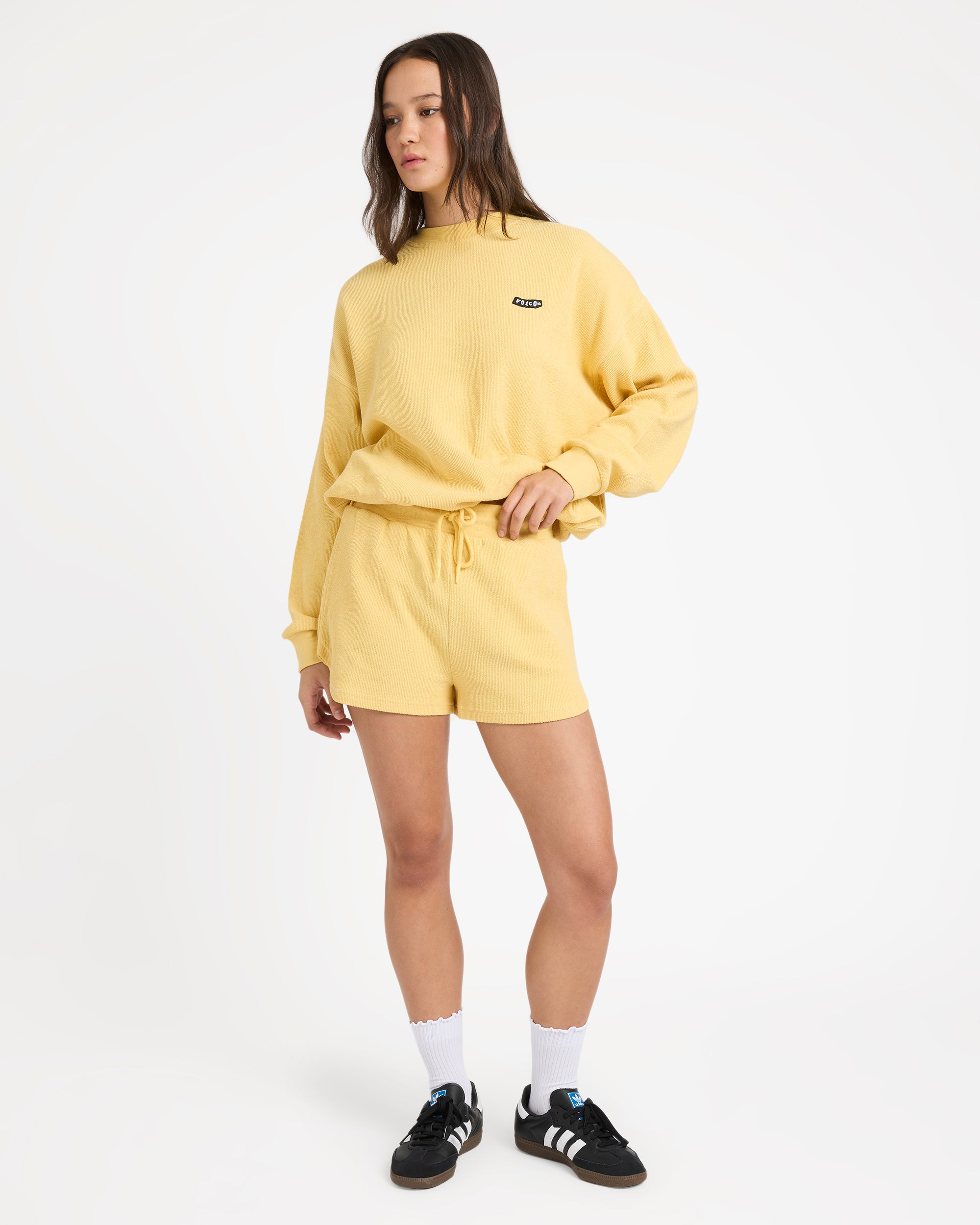 Womens Sweeterry Elastic Waist Shorts