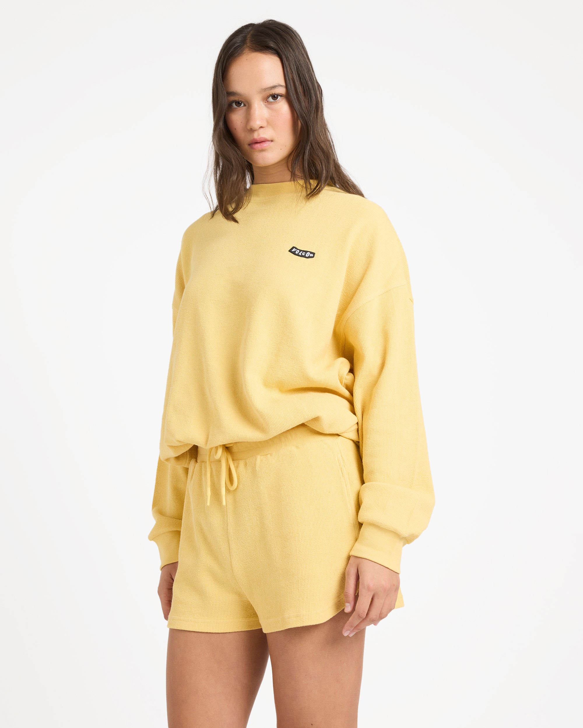 Womens Sweeterry Elastic Waist Shorts