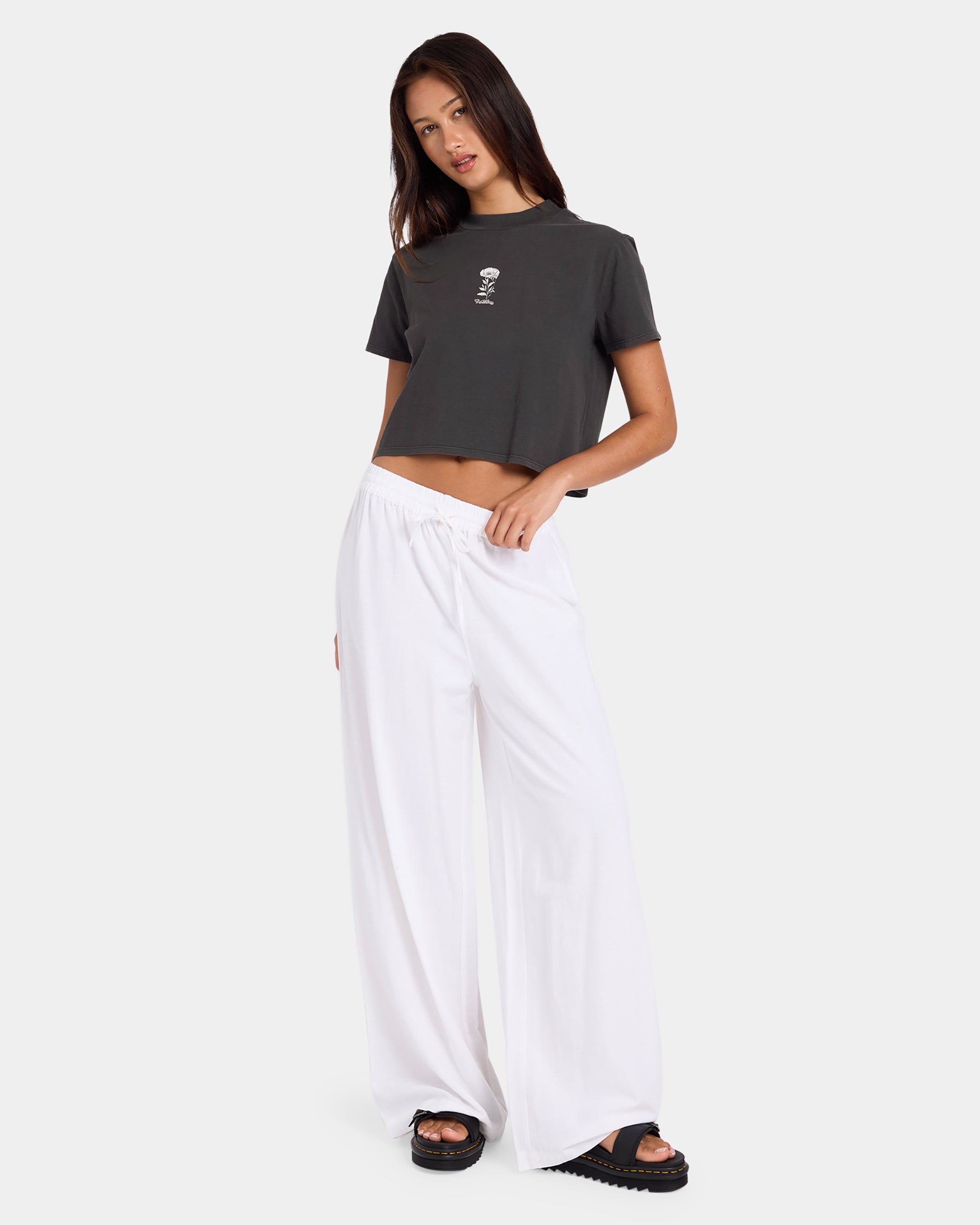 Womens Backbeatz Solid Pant