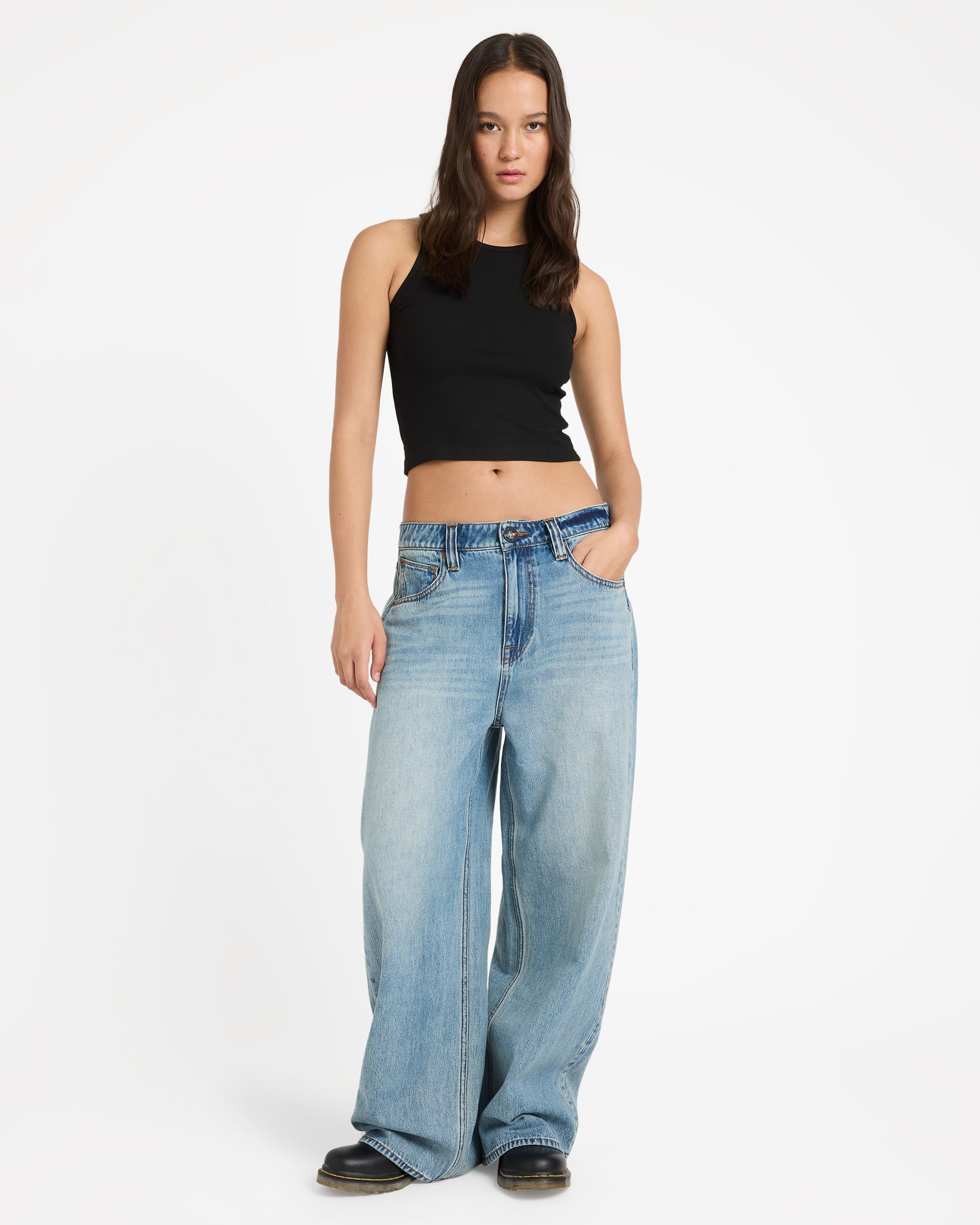 Womens Beeggy Denim Jeans