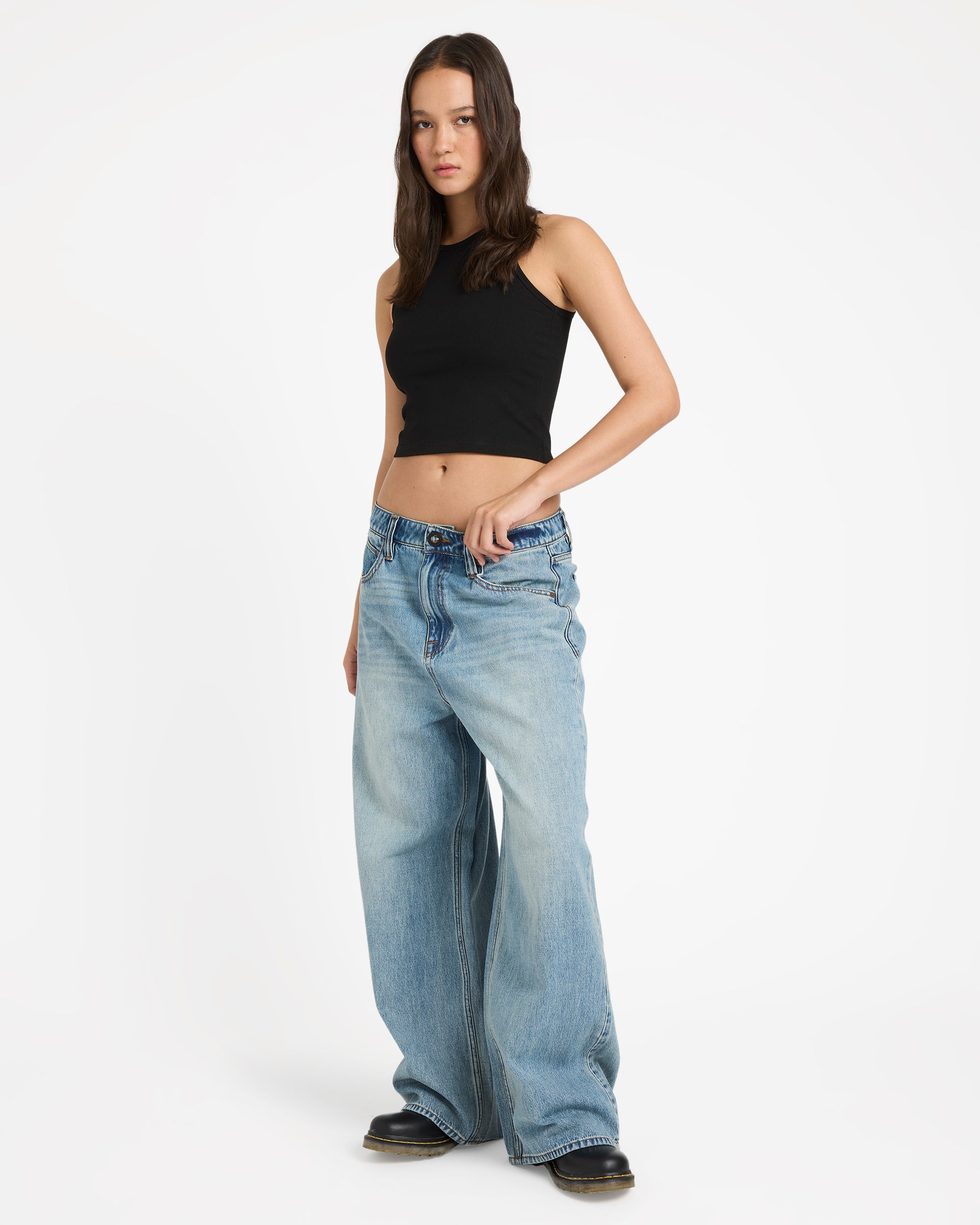 Womens Beeggy Denim Jeans