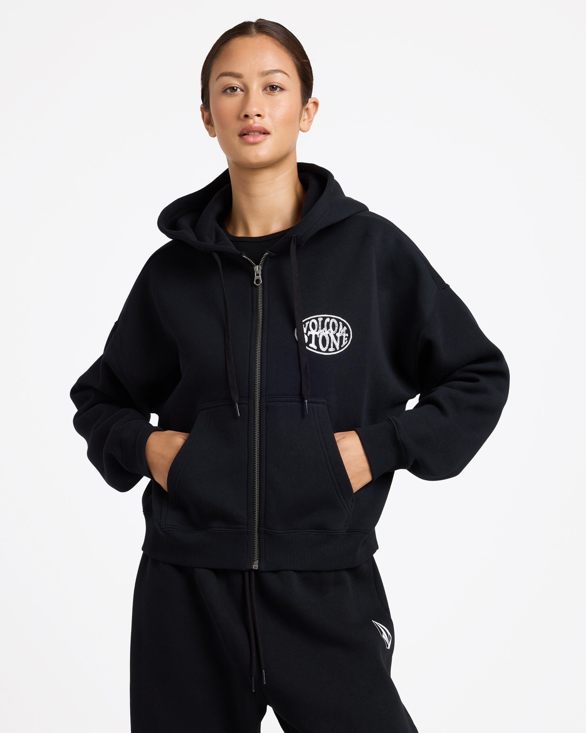 Womens Get Up Zip Up Hoodie