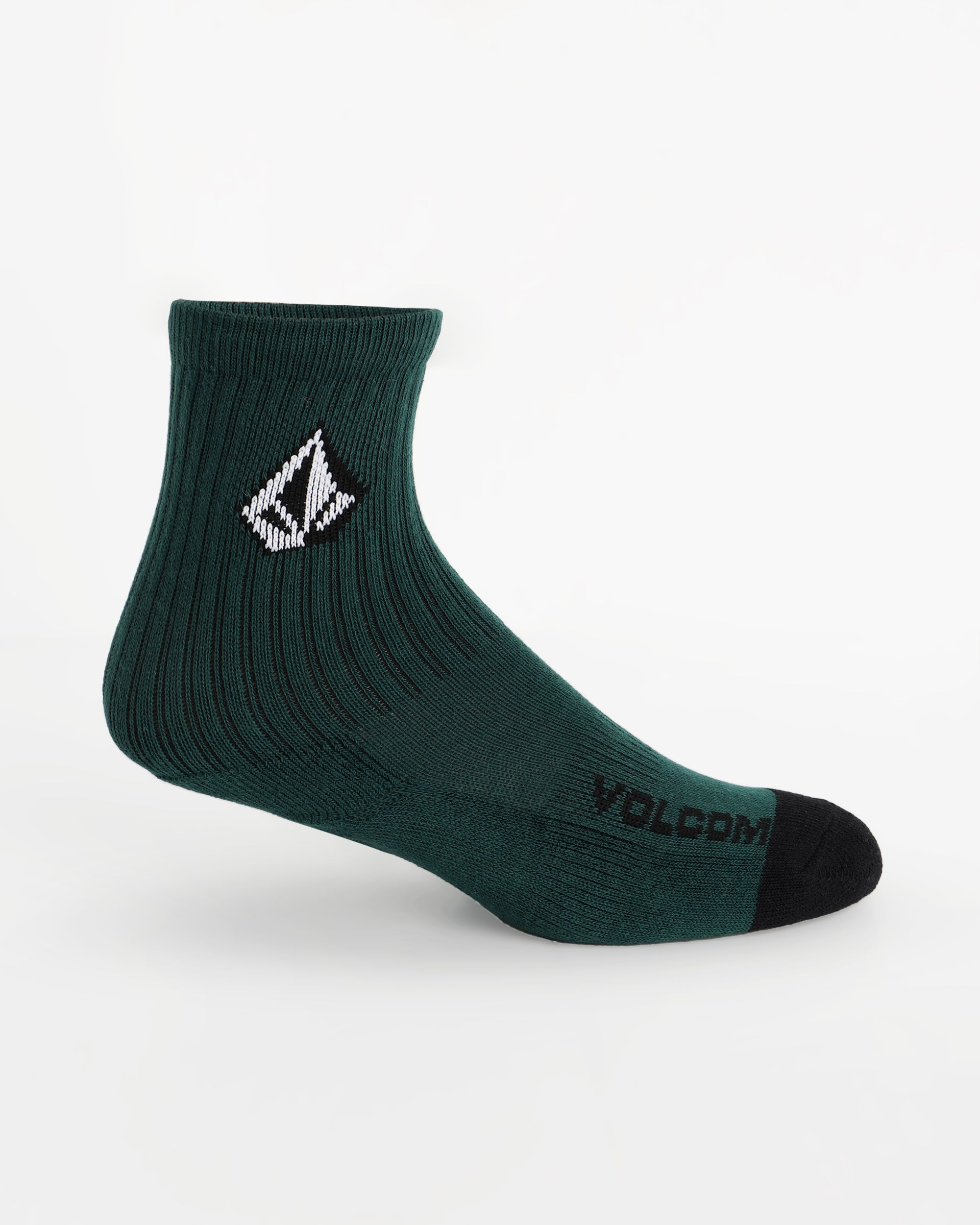 Boys 8-16 Full Stone 3 Pack Crew Socks