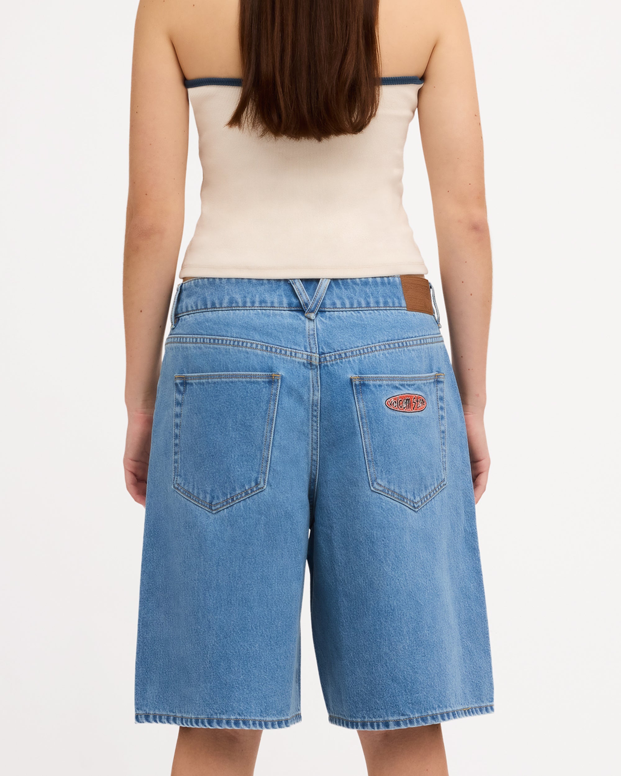 Womens Legged It Denim Shorts