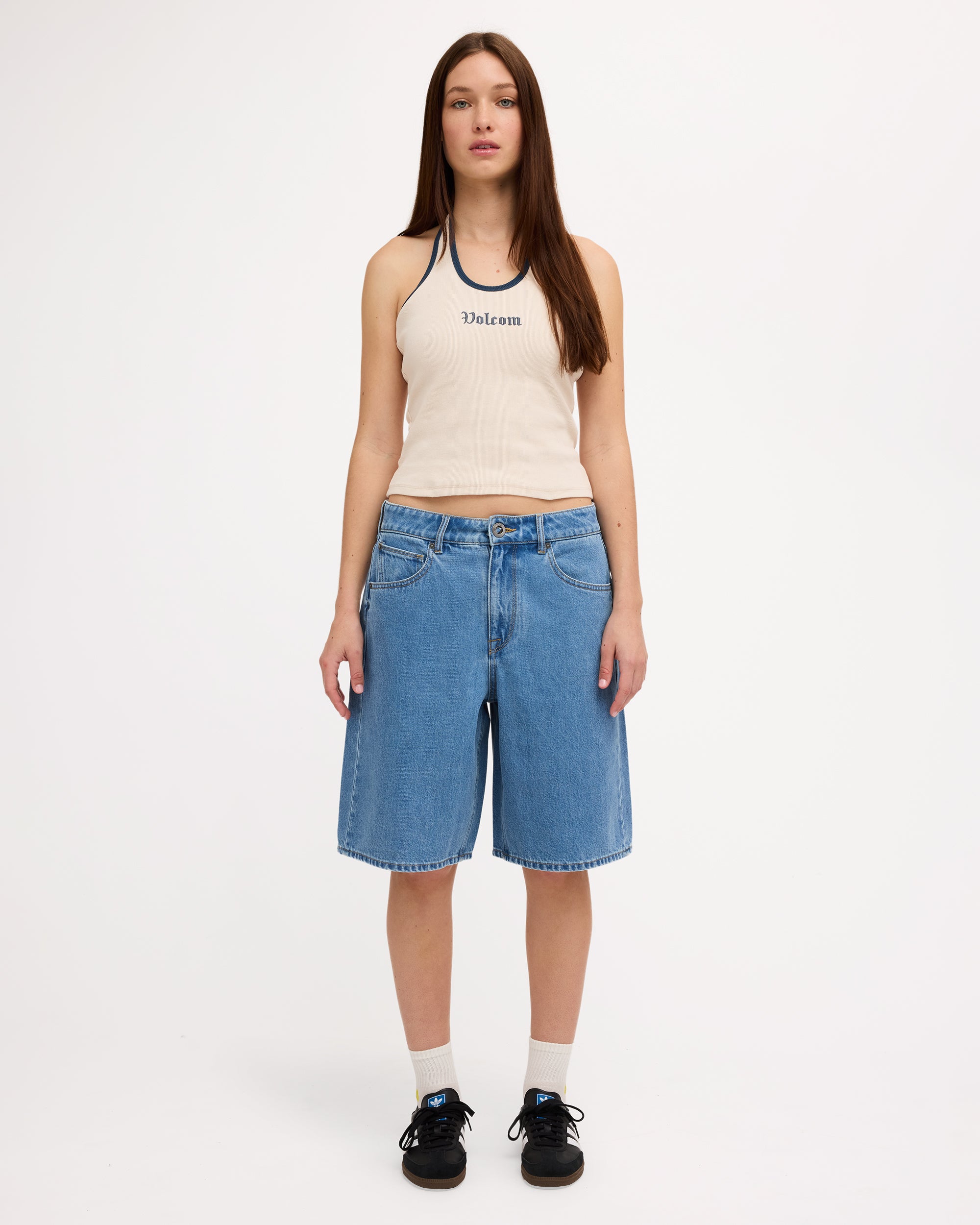 Womens Legged It Denim Shorts