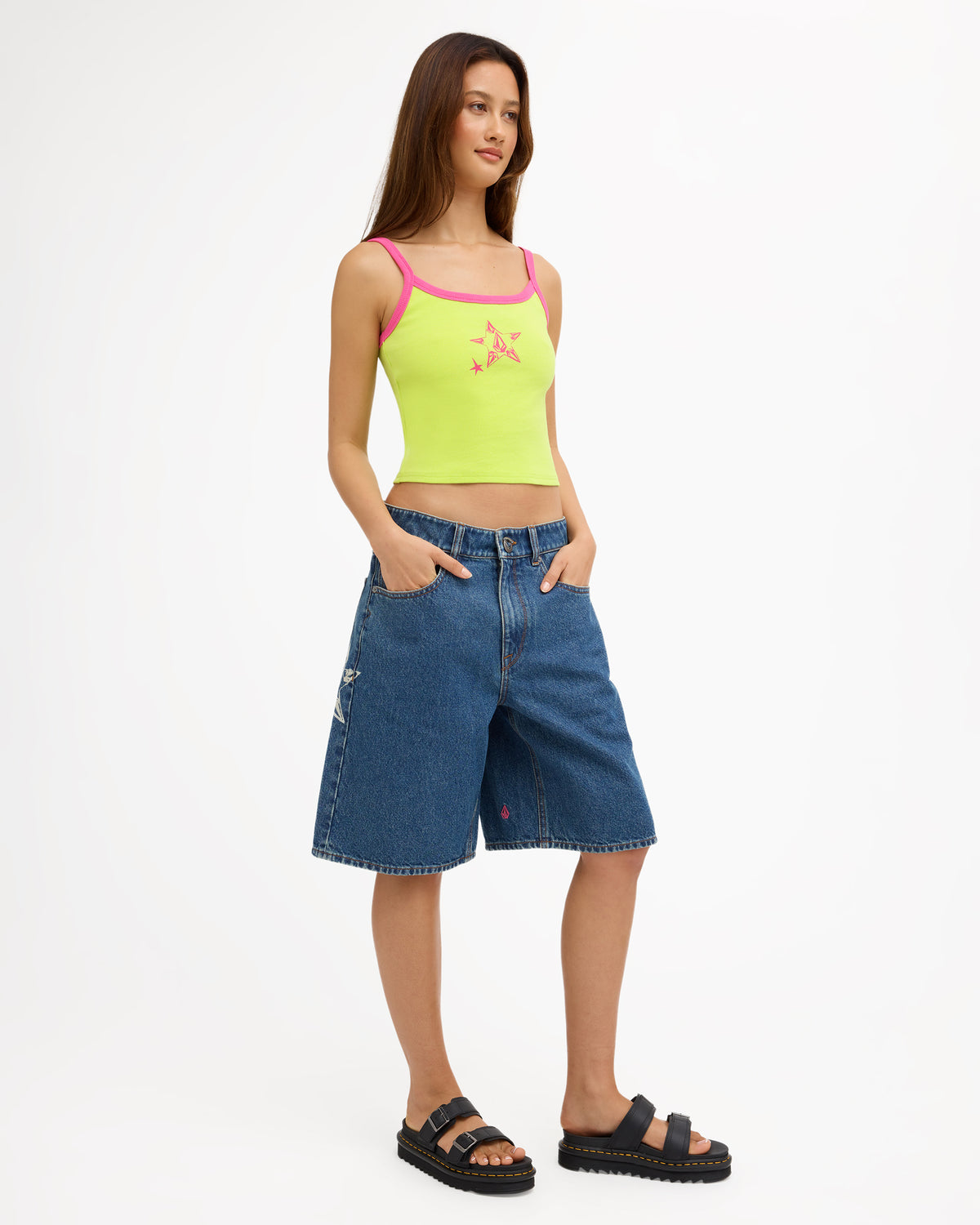 Womens Jaleesa Vincent Denim Shorts