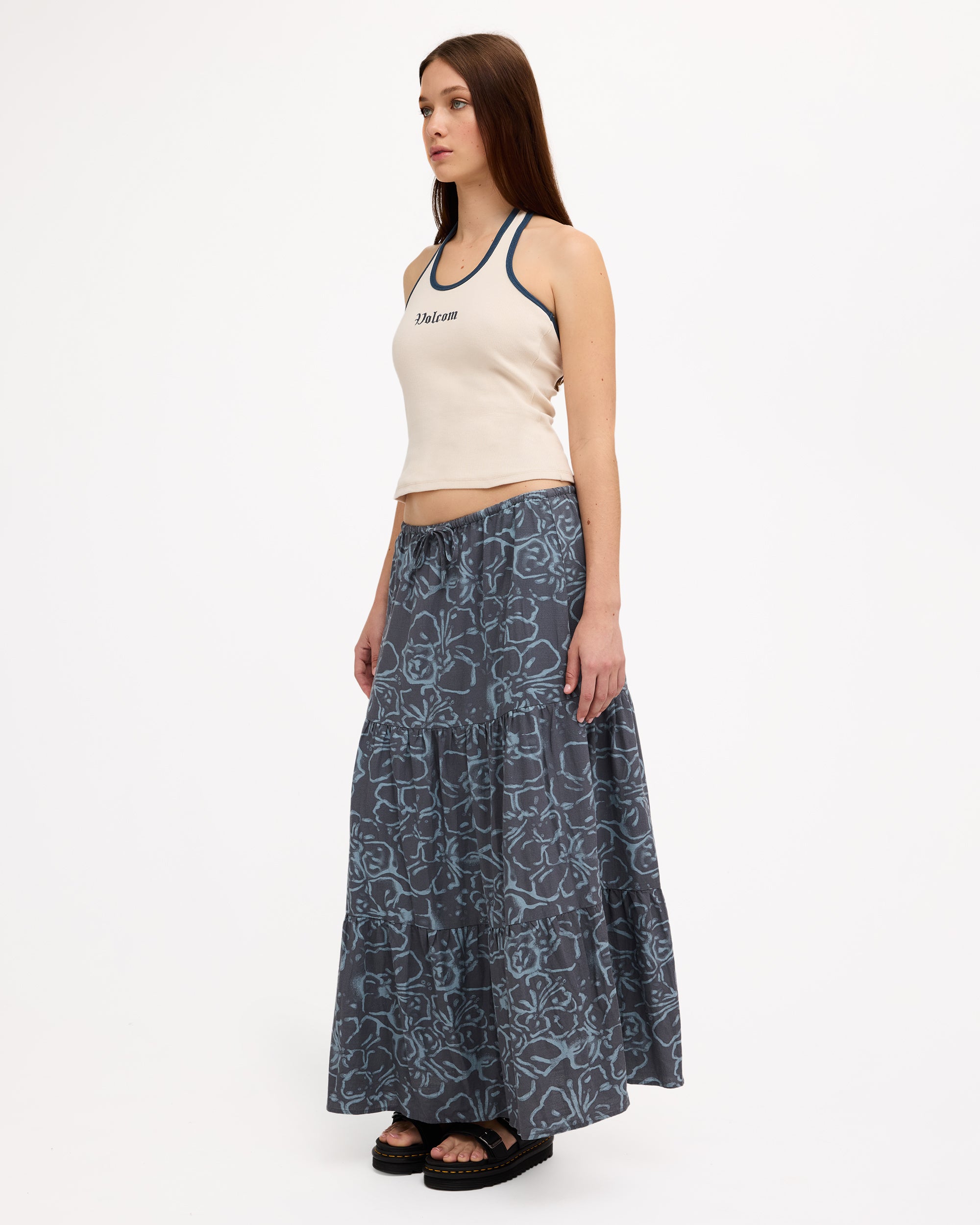 Womens Boa Maxi Skirt