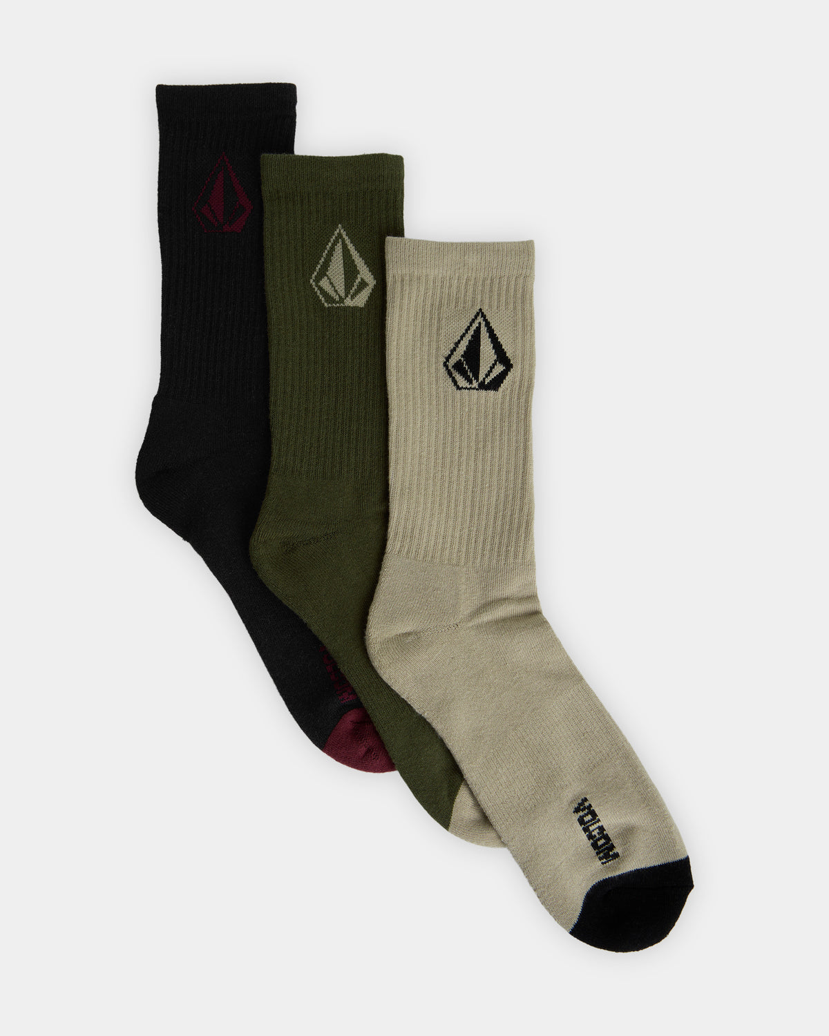 Mens Stone 3 Pack Socks