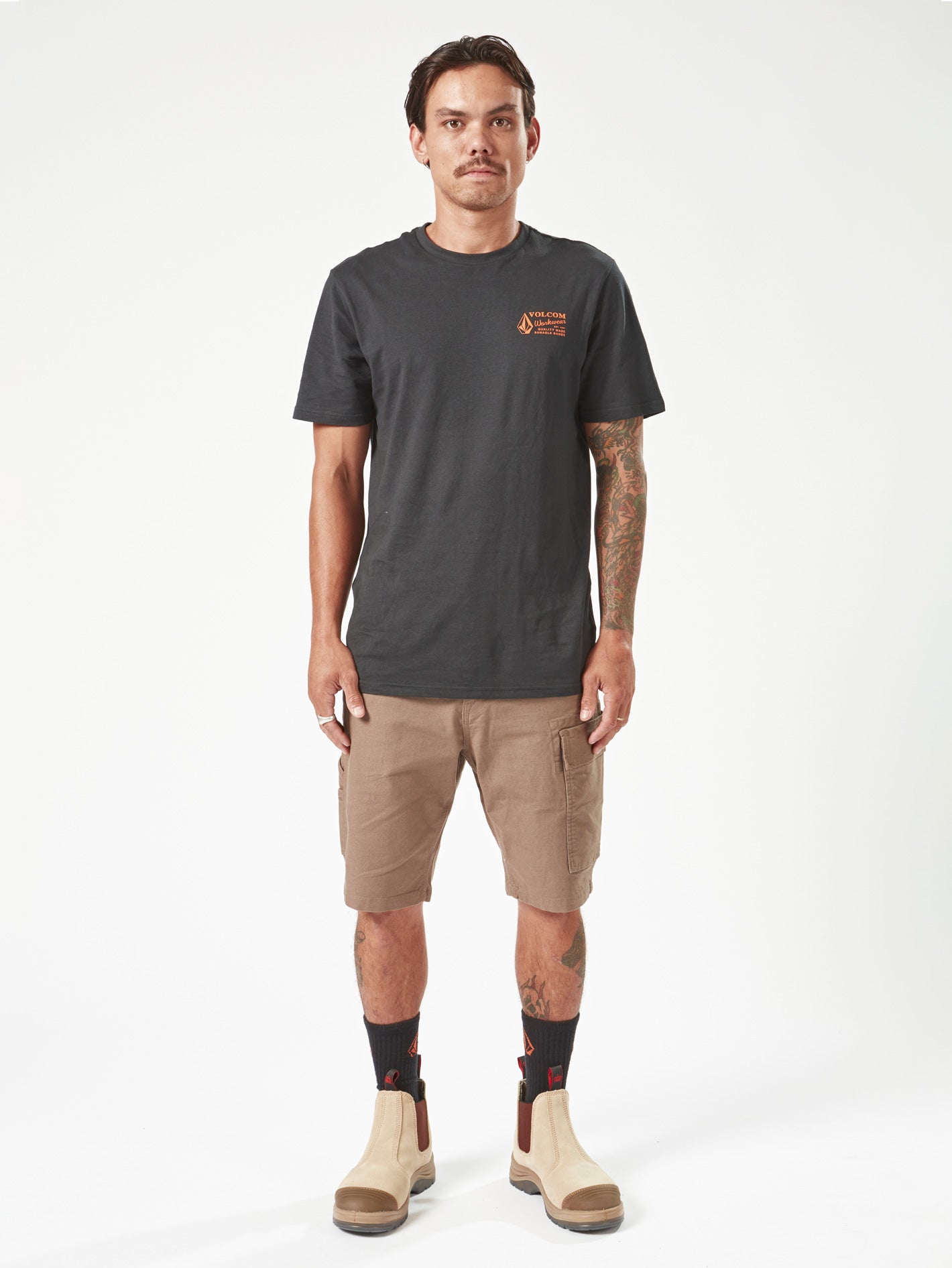 Mens Volcom Workwear Caliper Work Short 20"