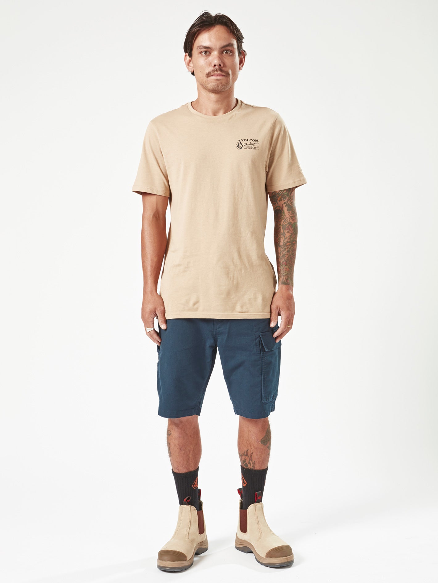 Mens Volcom Workwear Caliper Work Short 20"