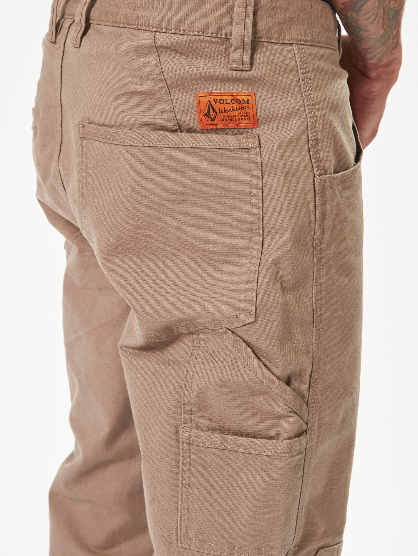 Mens Volcom Workwear Caliper Pant