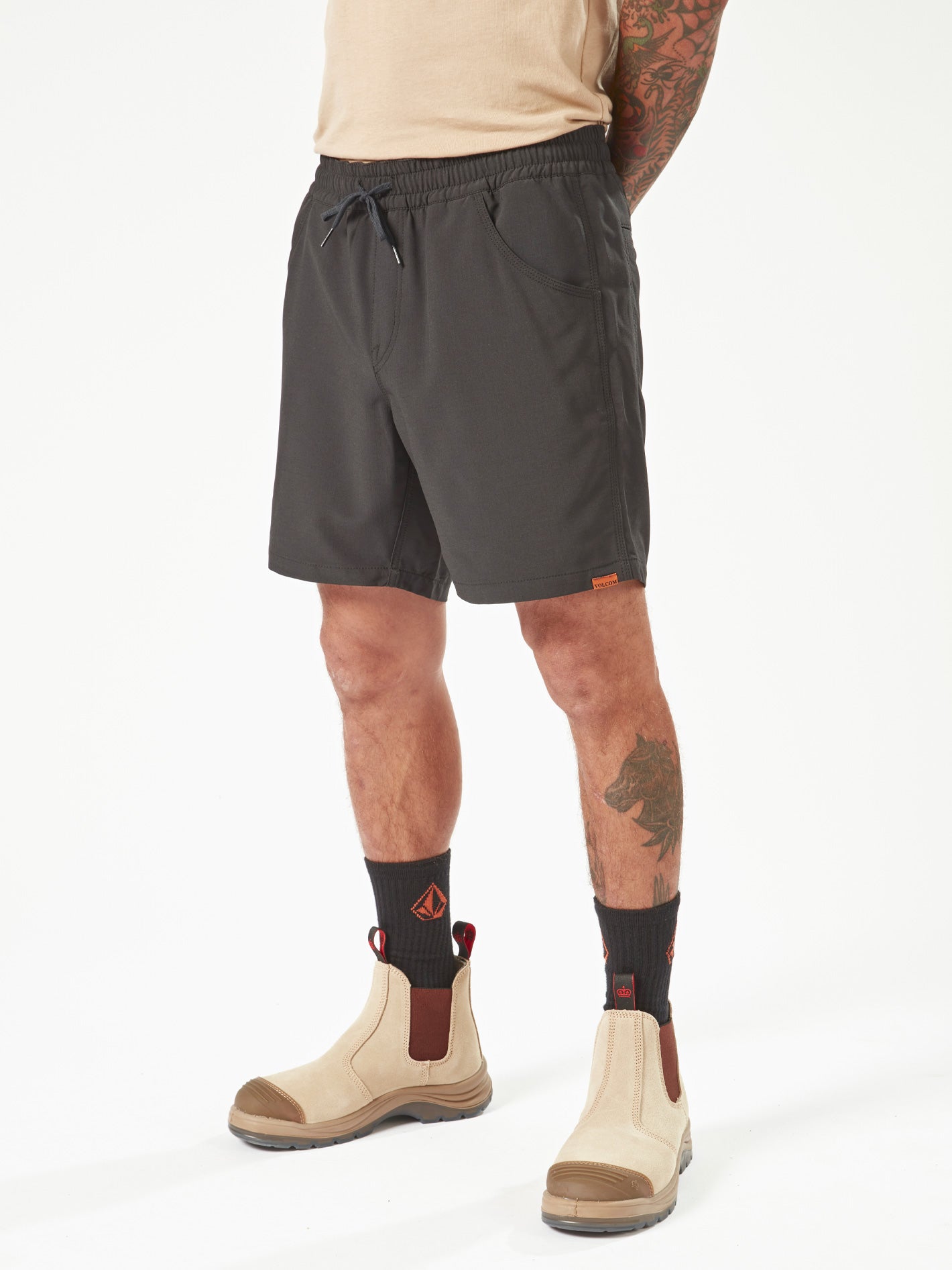 Volcom Workwear Rack Hybrid Elastic Waist Shorts
