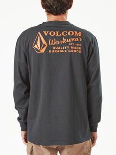Volcom Workwear Long Sleeve Tee - Black
