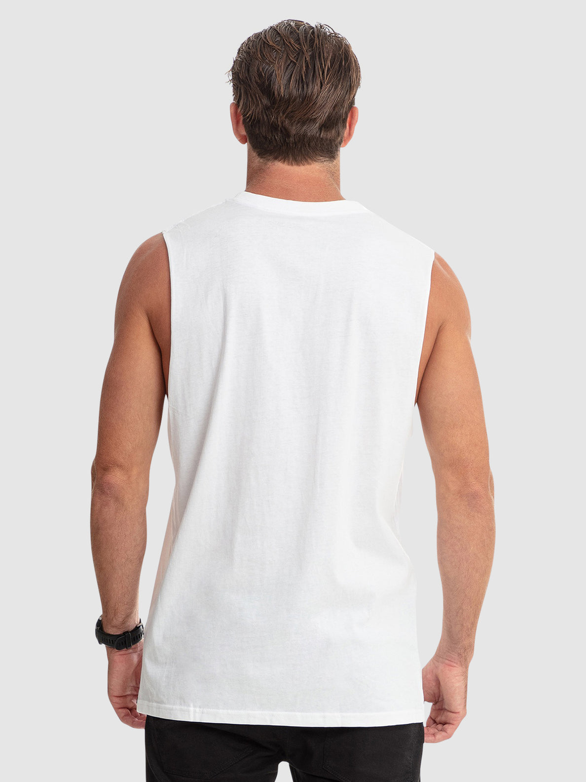 Solid Muscle Tank - White (A3732273_WHT) [B]