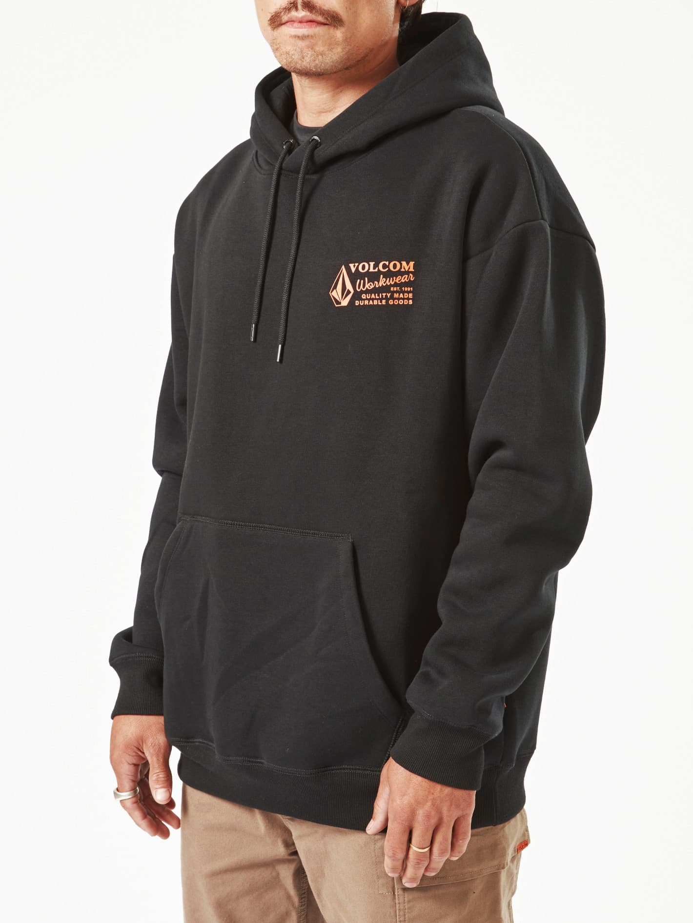 Mens Volcom Workwear Pullover Fleece