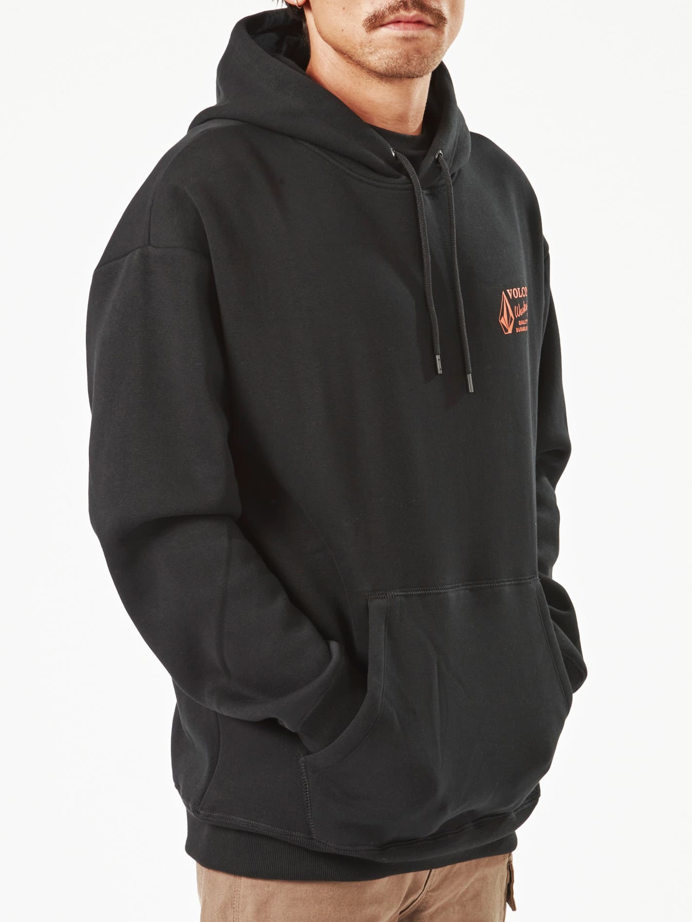 Mens Volcom Workwear Pullover Fleece