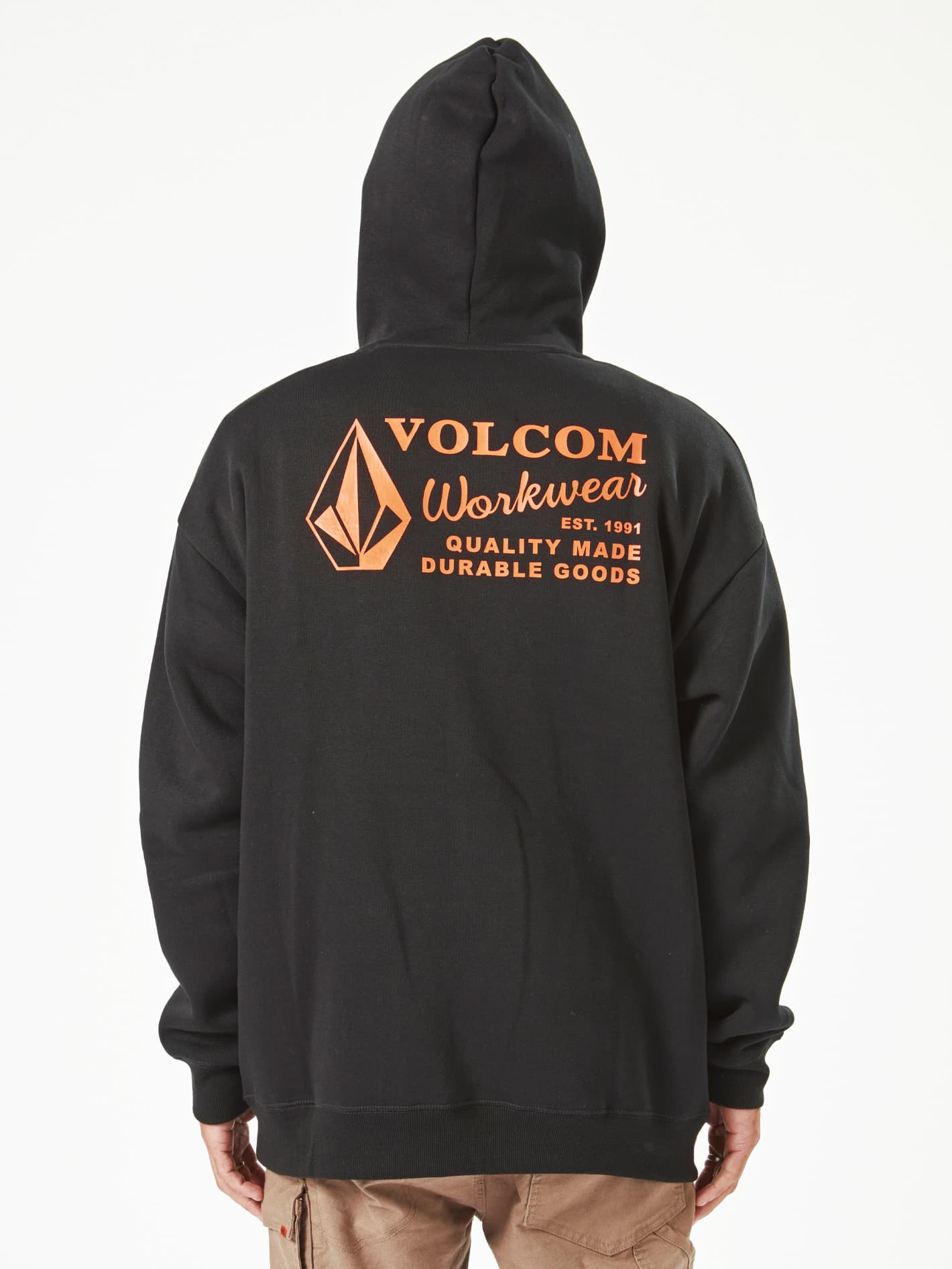 Mens Volcom Workwear Pullover Fleece