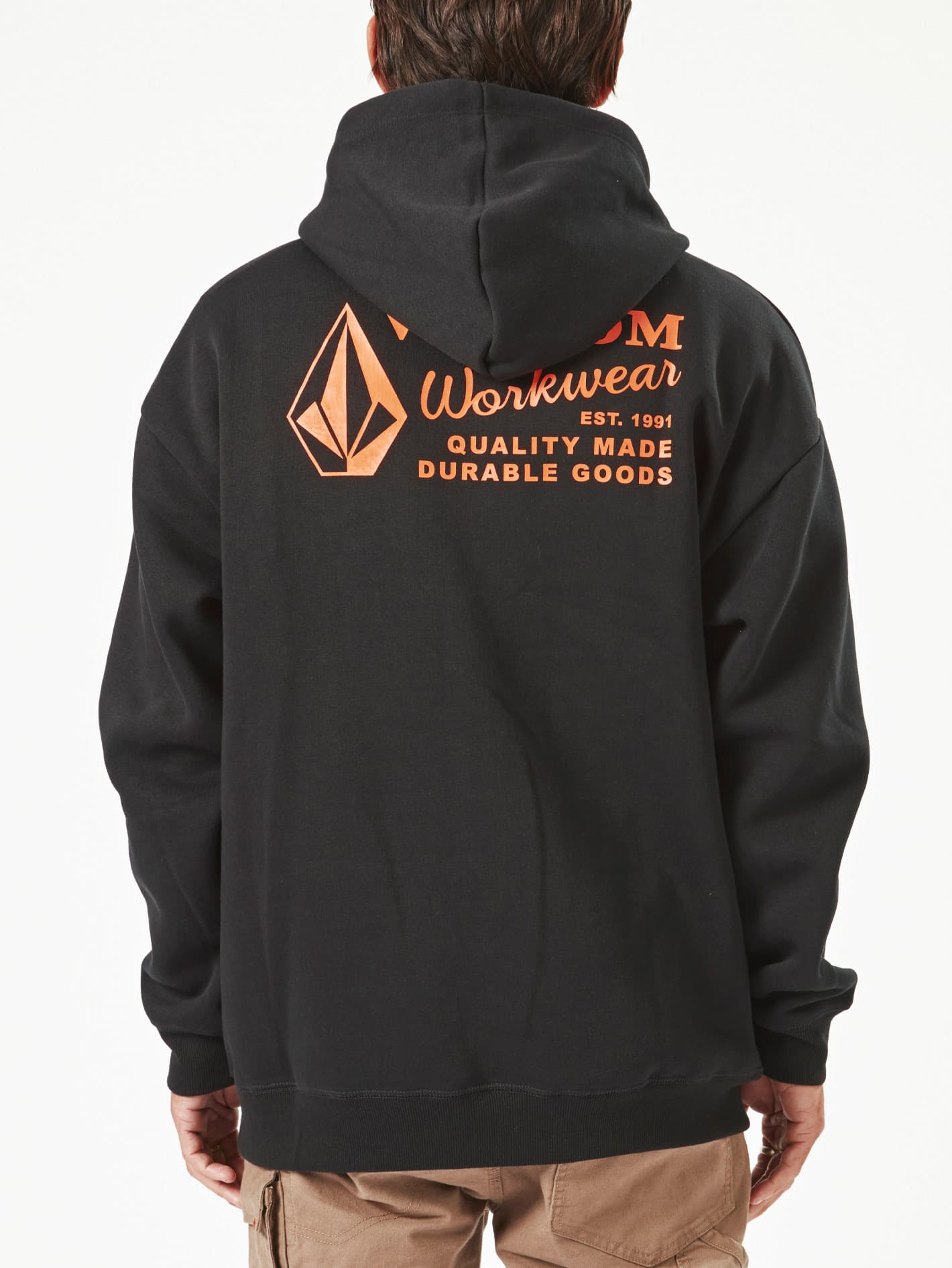 Mens Volcom Workwear Pullover Fleece