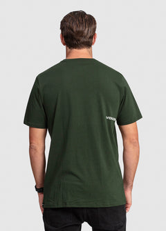 Mini Circle Stone Short Sleeve T-Shirt - Dark Green (A4302301_DKG) [B]