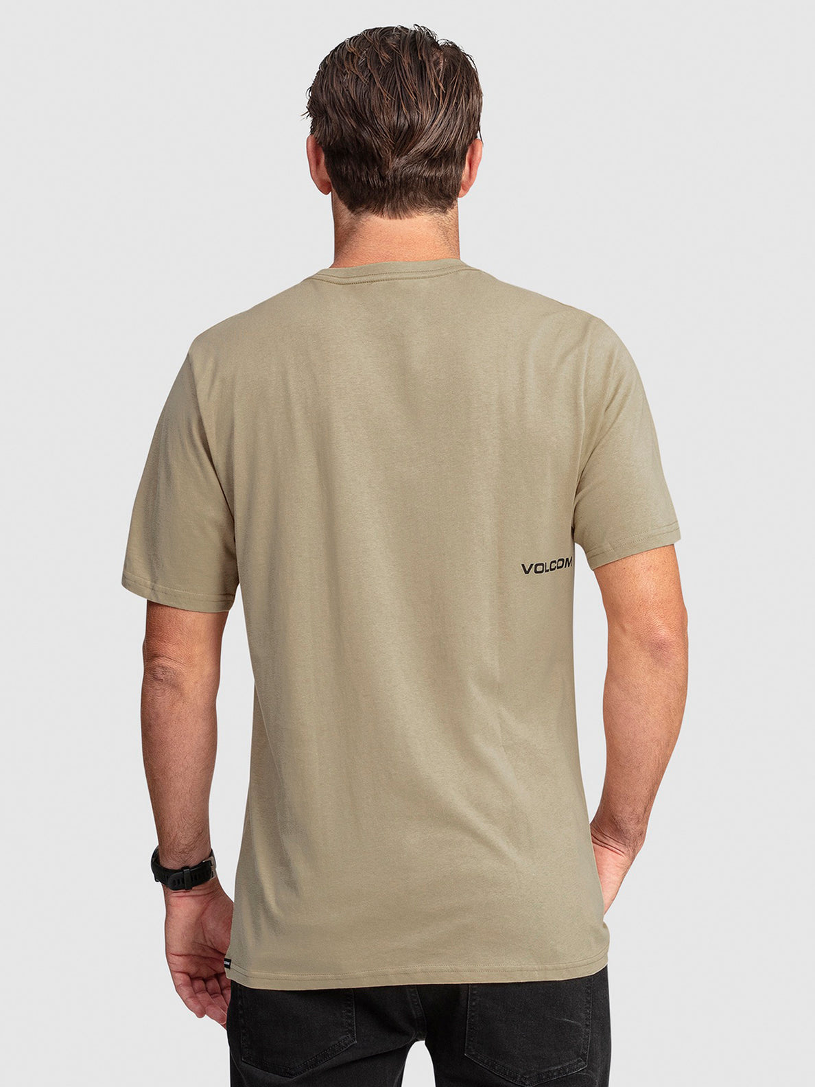 Mini Circle Stone Short Sleeve T-Shirt - Gravel (A4302301_GRV) [B]