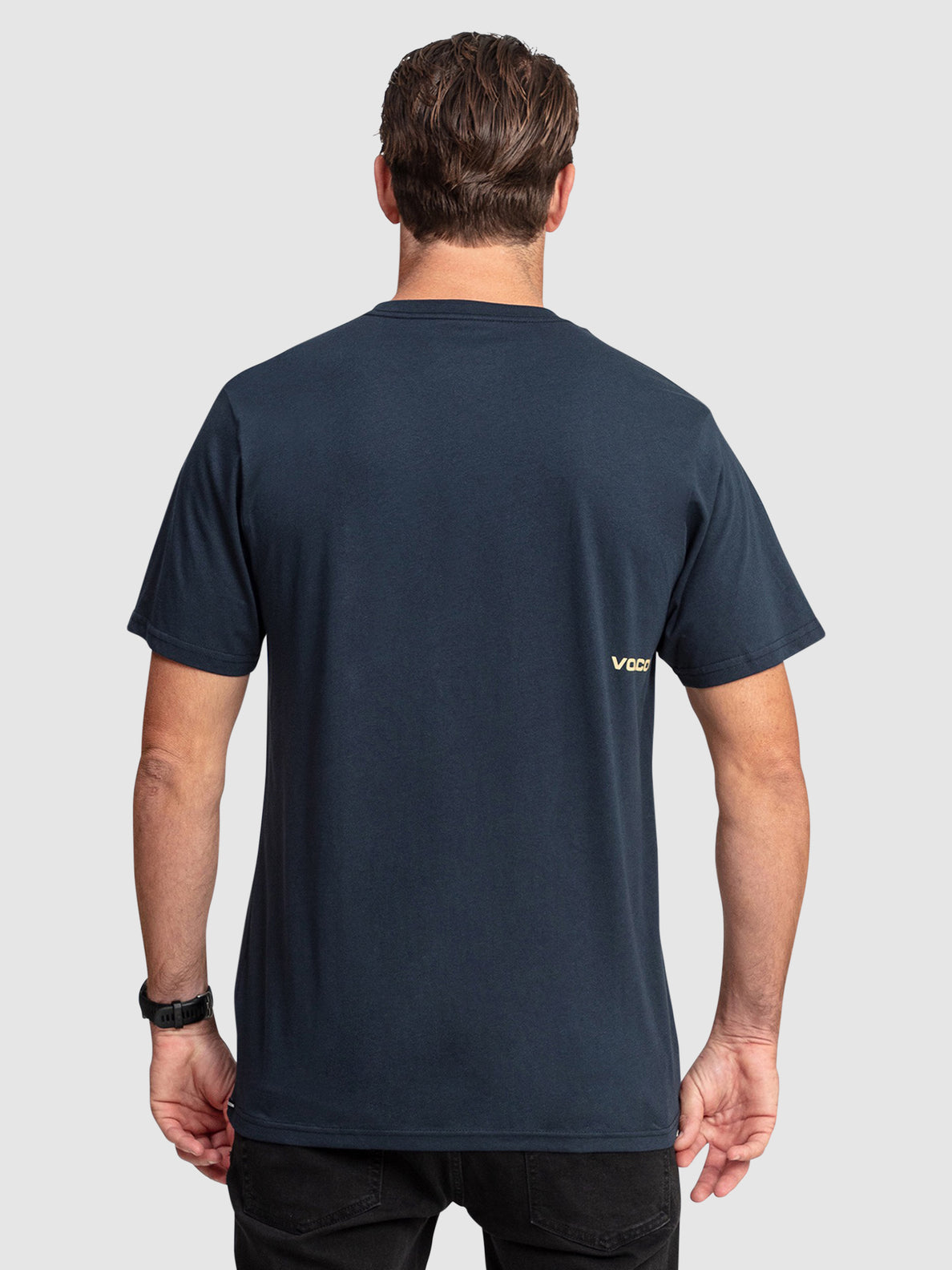Mini Circle Stone Short Sleeve T-Shirt - Navy (A4302301_NVY) [B]