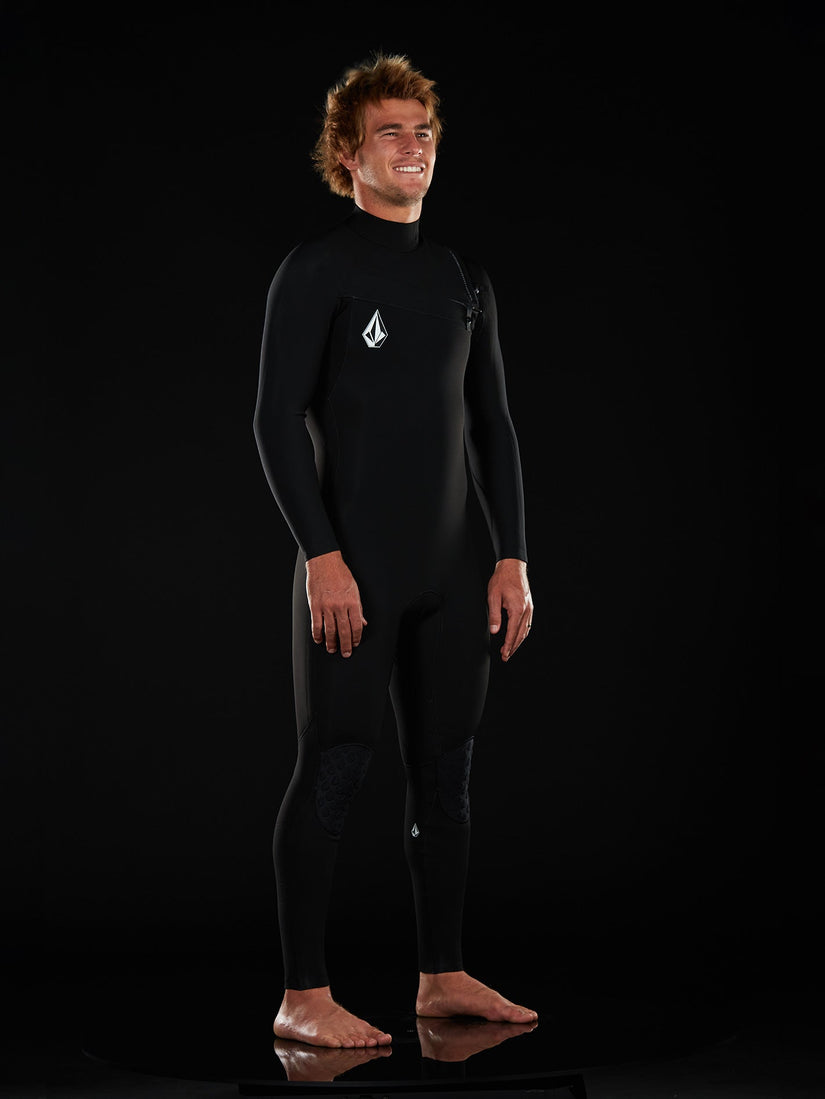 Modulator 3/2mm Chest Zip Wetsuit - Black
