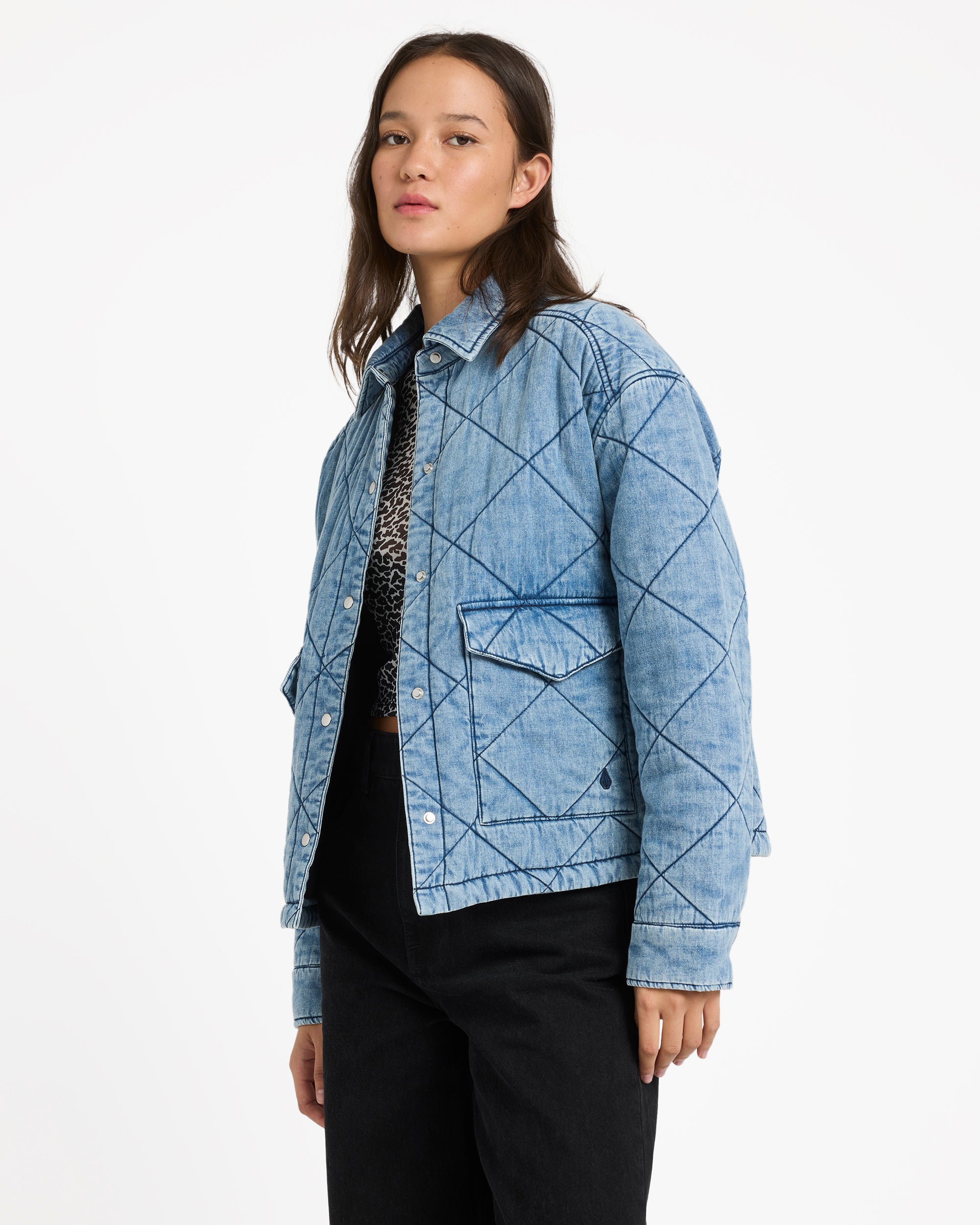 Womens Qc Ramps Quilted Jacket