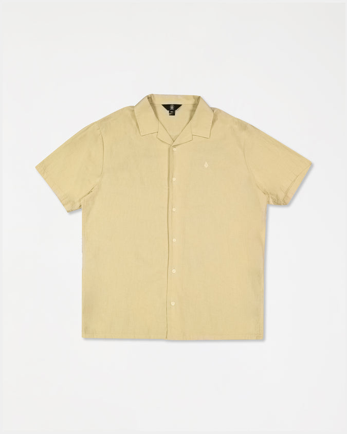 Stone Break Water Short Sleeve Shirt - Sand