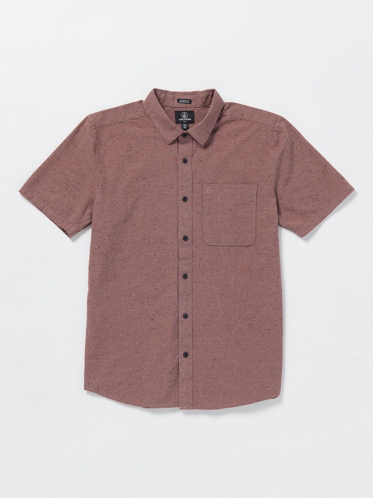 Date Knight Short Sleeve Shirt - Bordeaux Brown