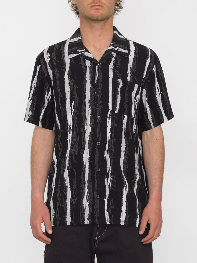 Volcom Entertainment Hockey Dad Short Sleeve Shirt - Stealth
