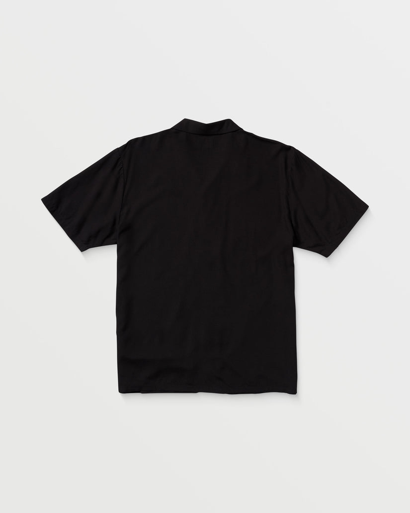 Featured Artist Filip Rygalski Woven Short Sleeve Shirt  - Black