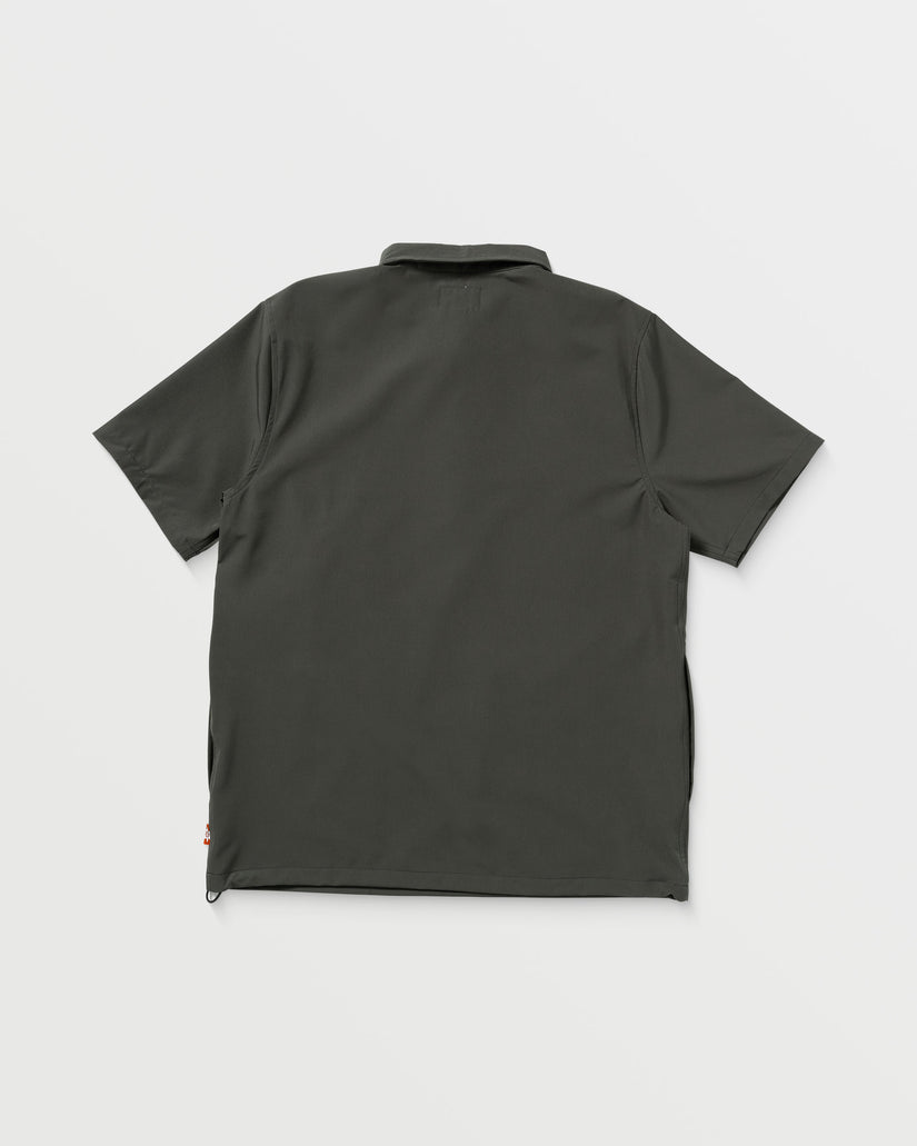 Tokyo True Sense Popover Short Sleeve Polo Shirt - Stealth