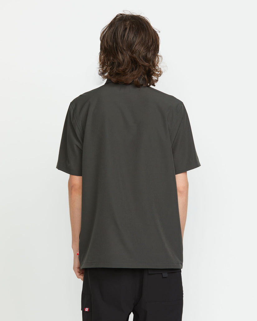 Tokyo True Sense Popover Short Sleeve Polo Shirt - Stealth