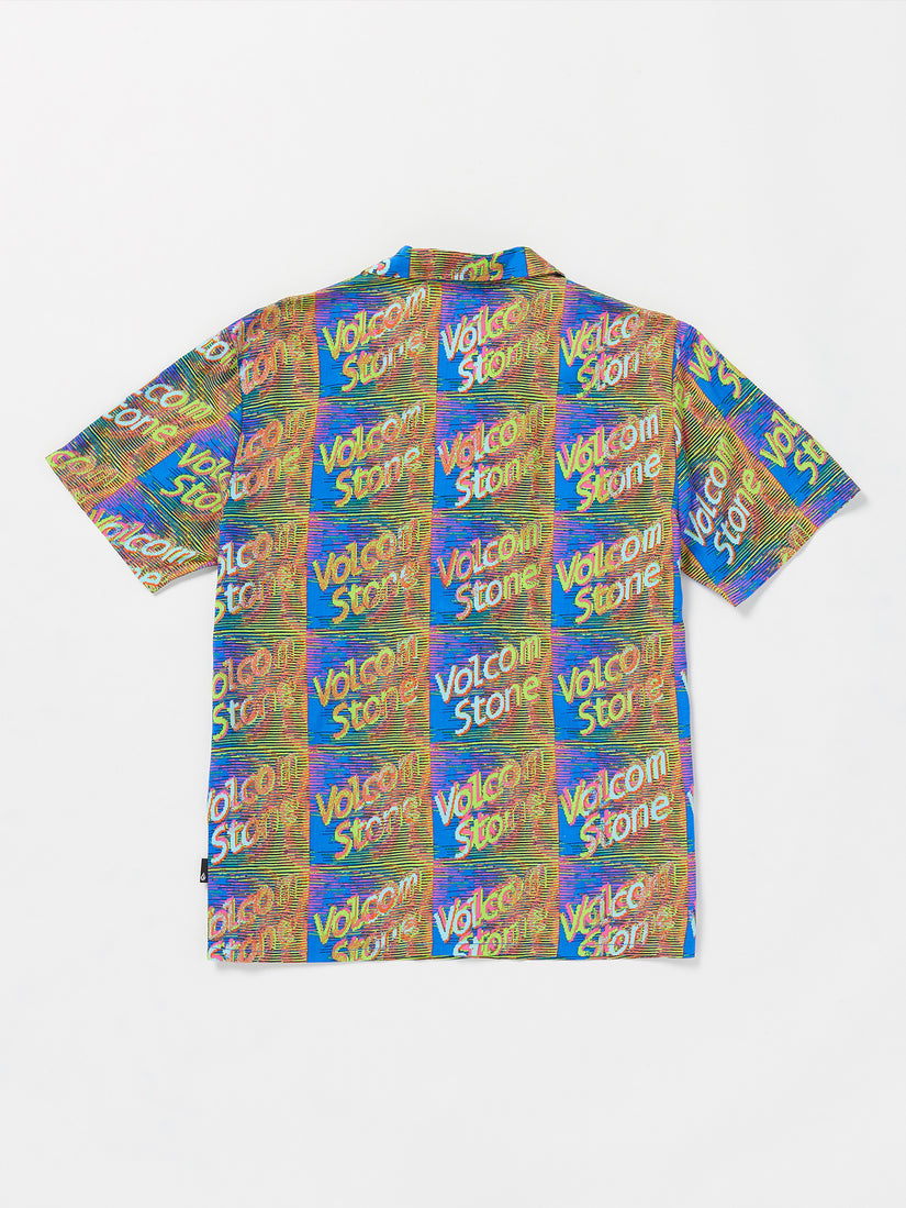 Fergadelic Short Sleeve Woven Shirt - Patriot Blue